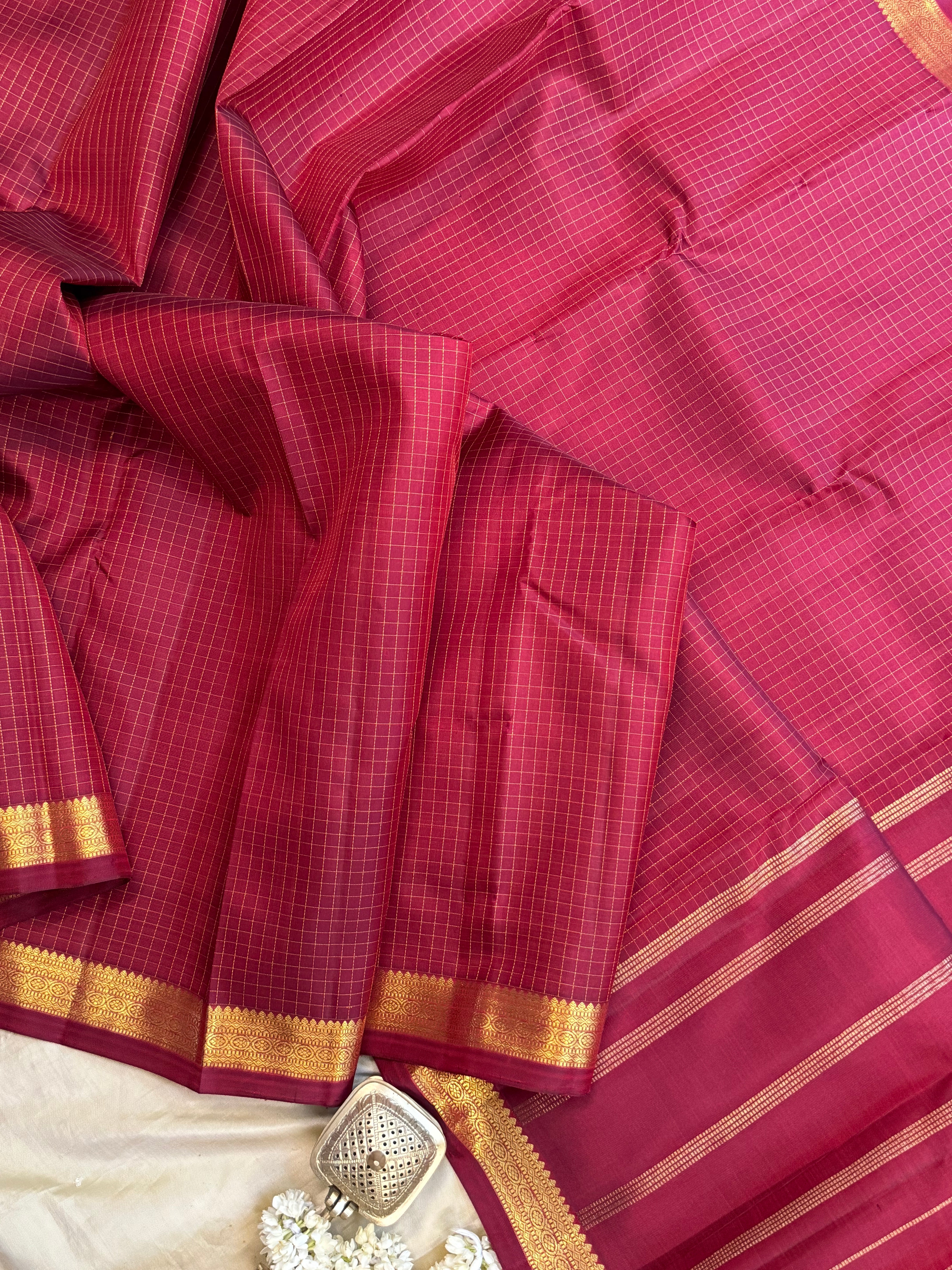 Araku kattam / Kanjipuram silk