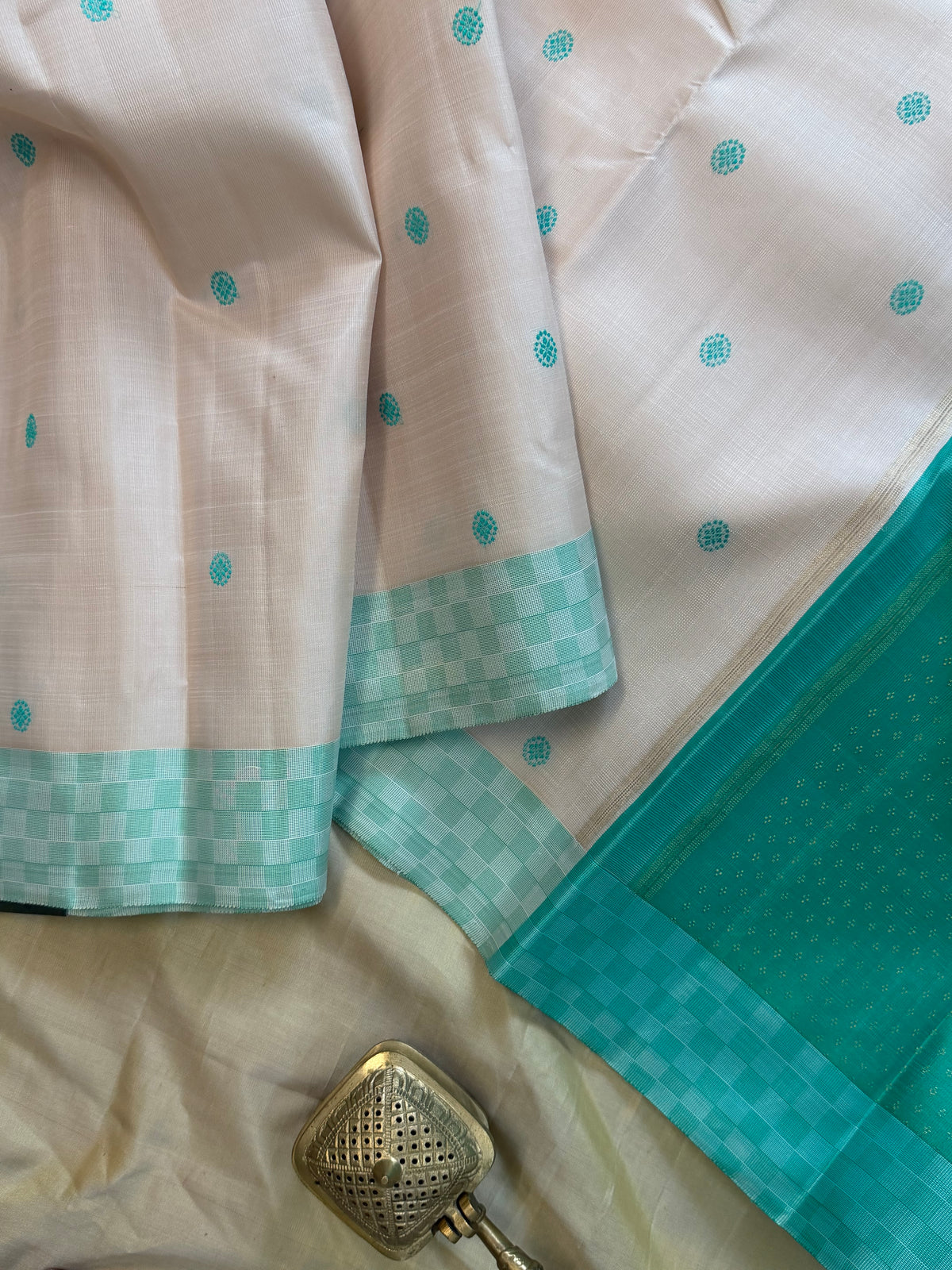 Paimadi thread Butta pure Kanjipuram silk