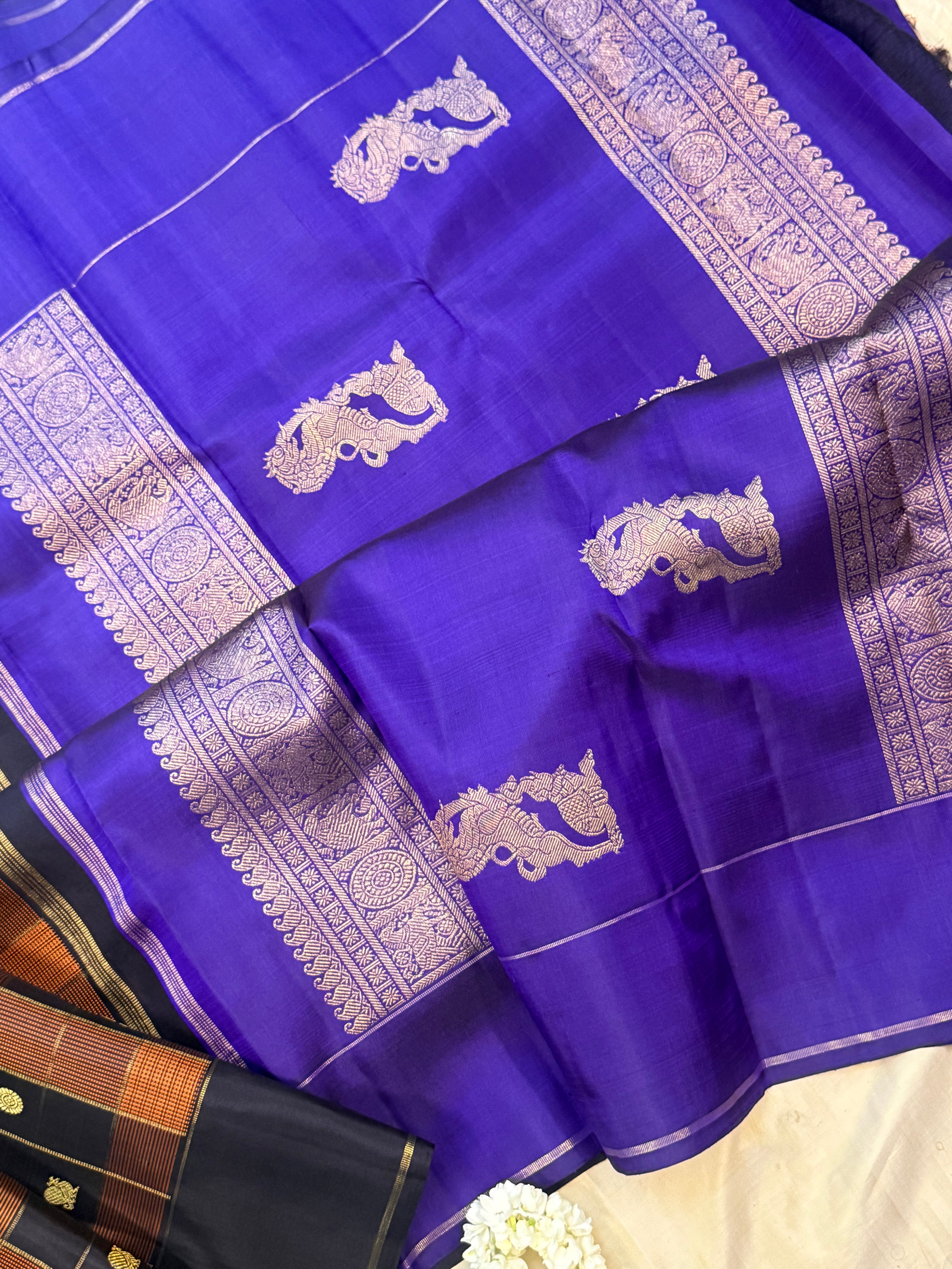 Chettinad kattam Butta / Kanjipuram silk