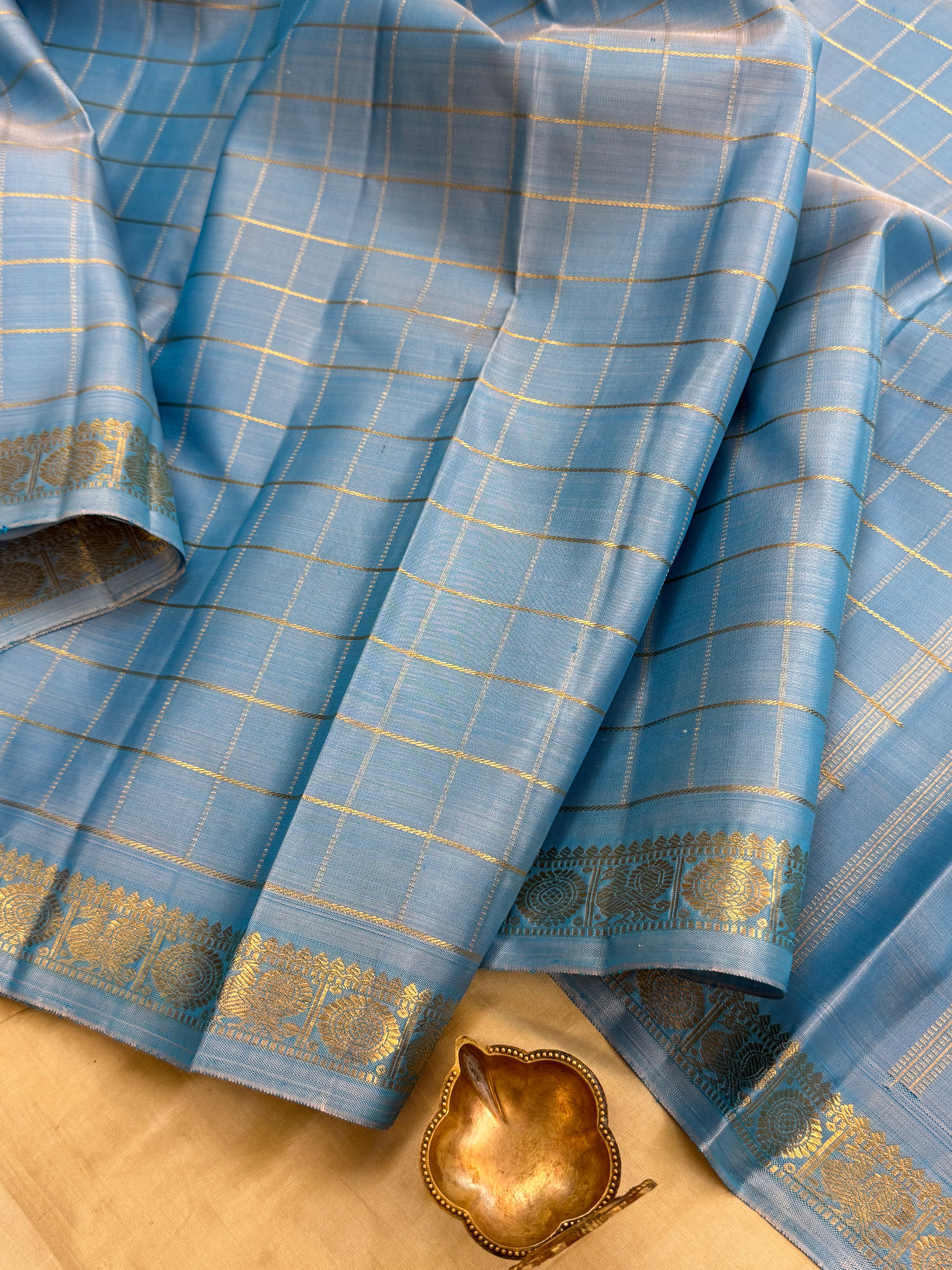 Zari Kattam / kanjipuram silk saree CLSA 10928