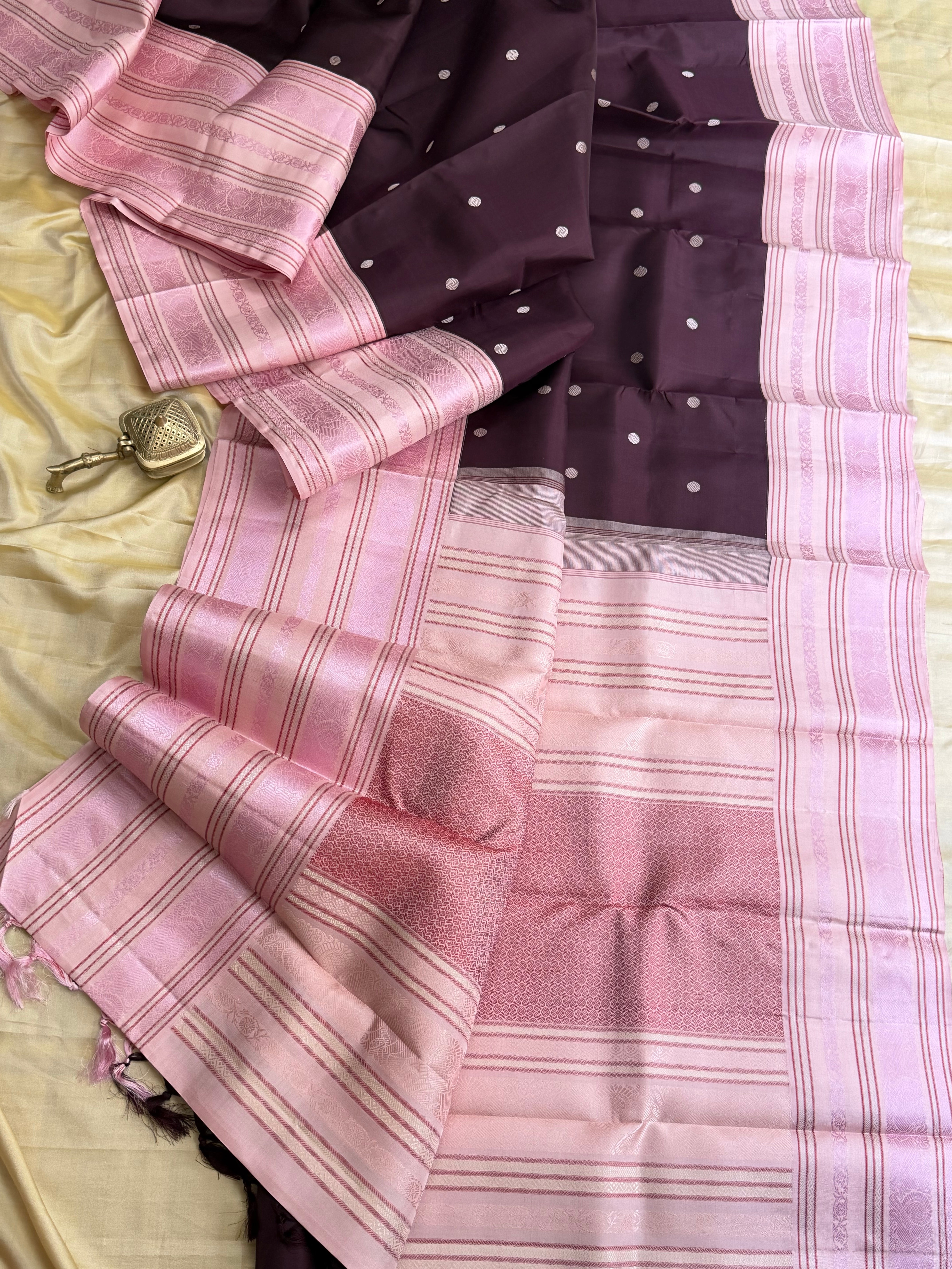 Vintage varisapet thread  pet  Korvai  / Arani silk