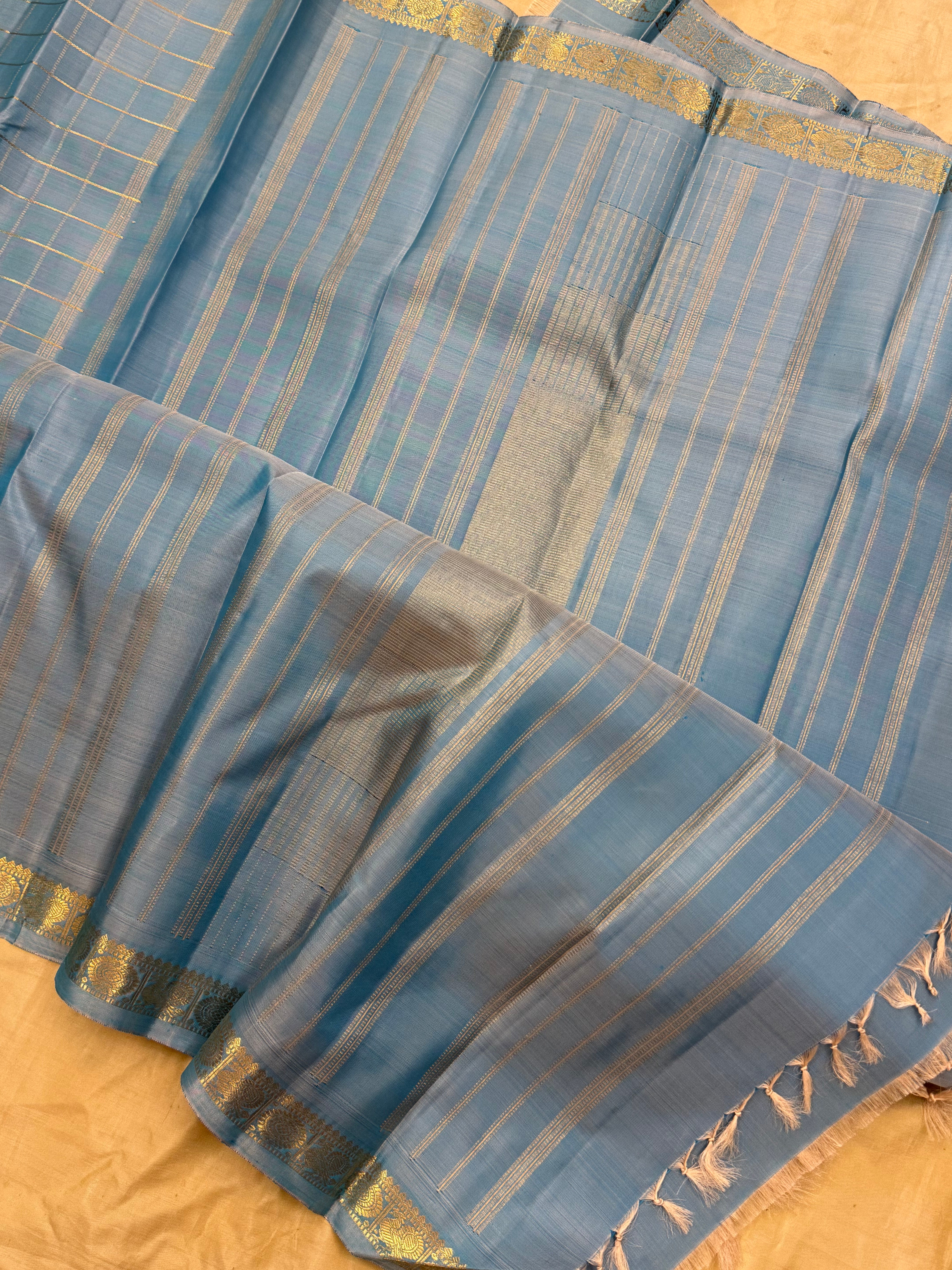 Zari Kattam / kanjipuram silk saree CLSA 10928
