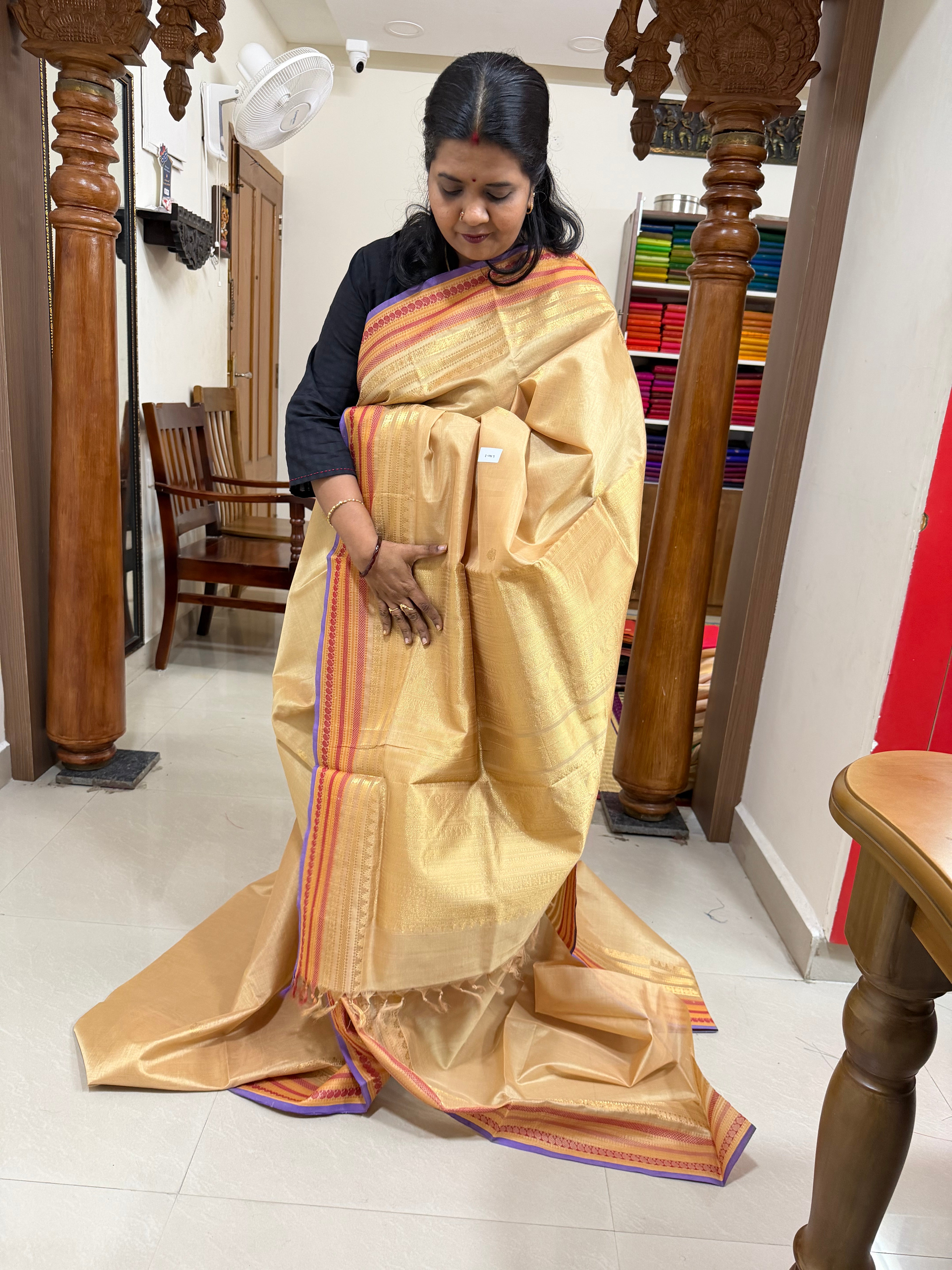 Varisapet border  / Onam series silk cotton