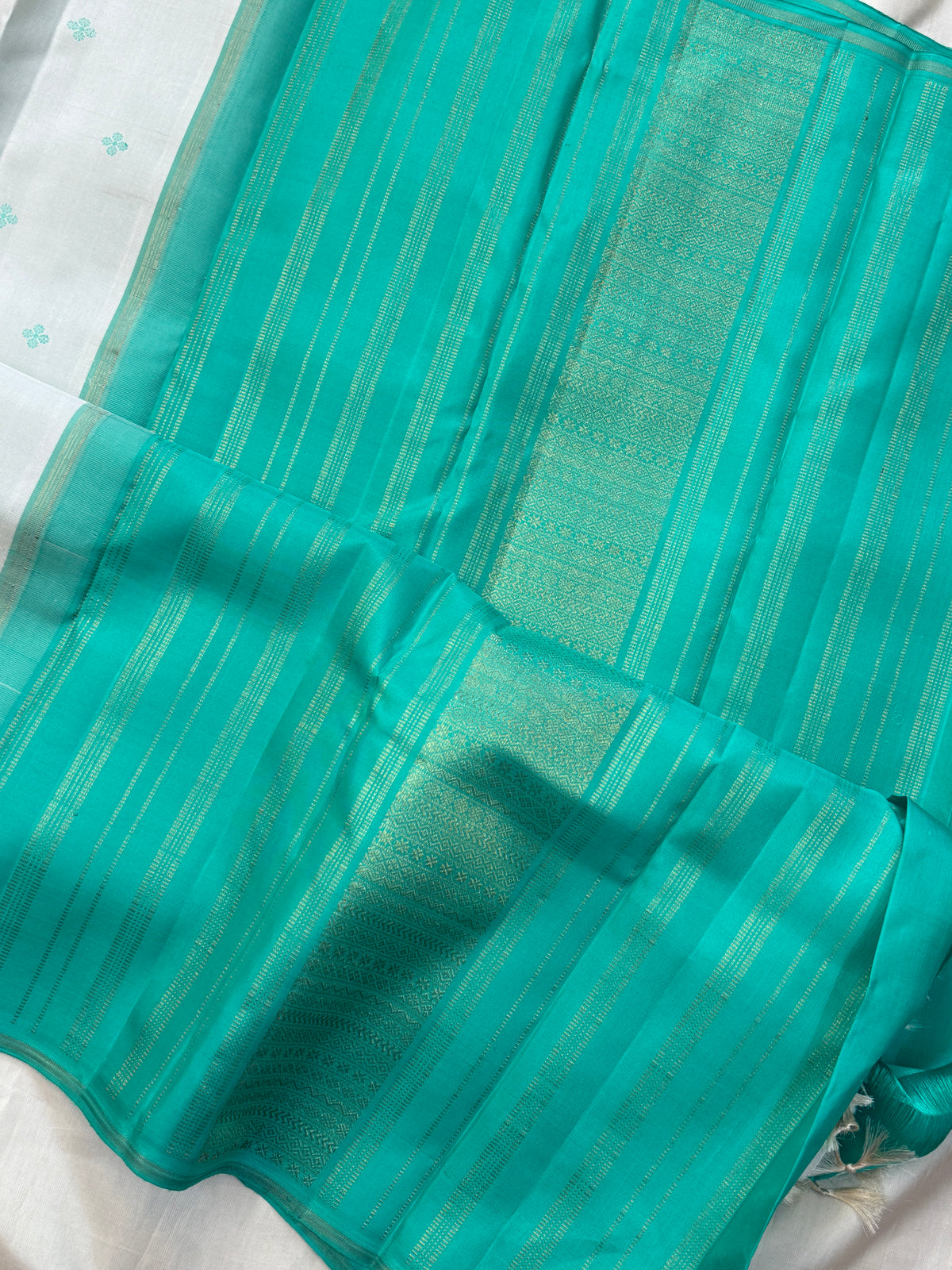 Border less/Kanjipuram silk saree clsa 11691