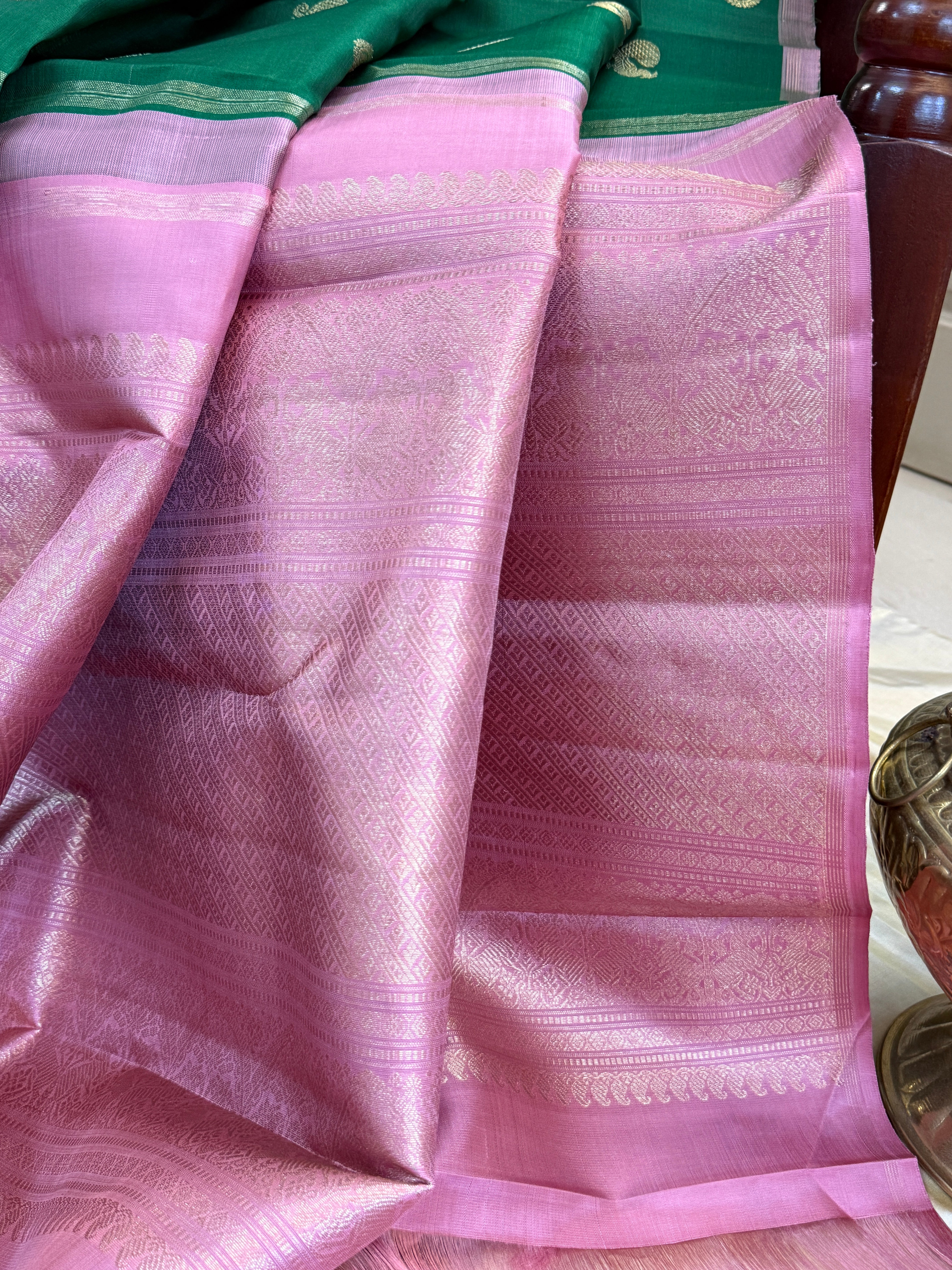 Organza silk saree / clsa 11131