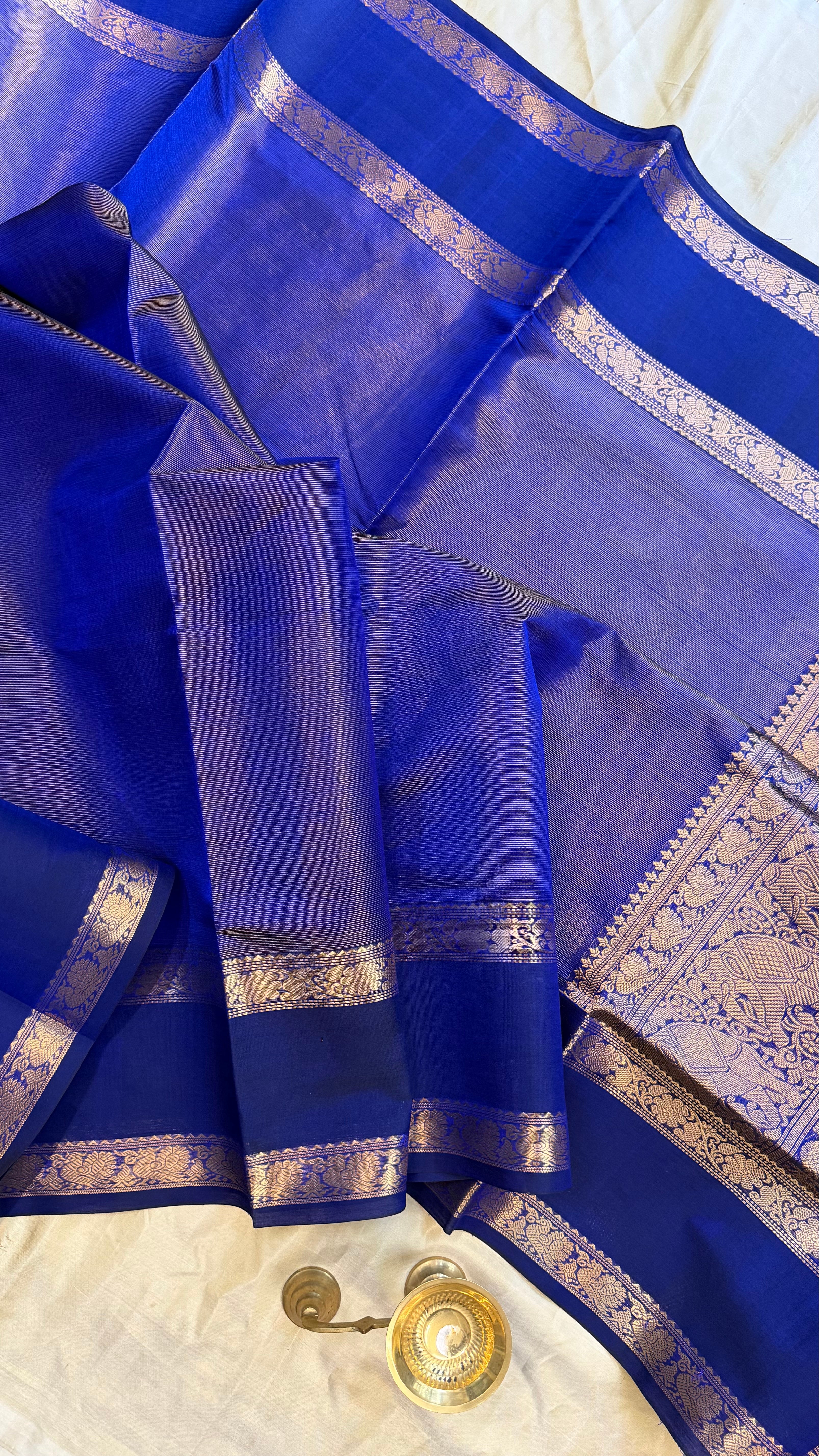 Ms blue vairaoosi/ Premium Silk Cotton