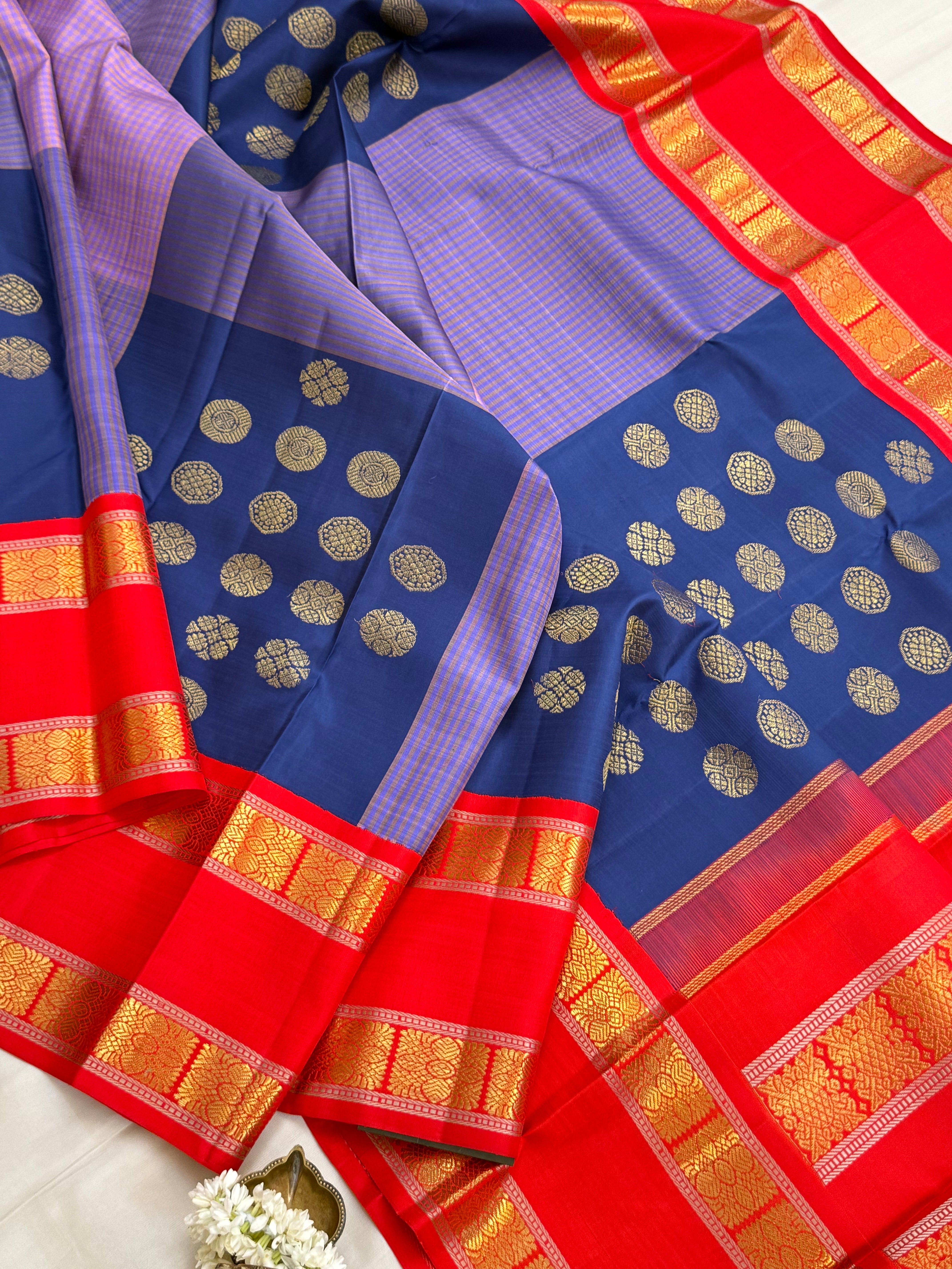 Master weaver Kattam Butta Kanjipuram silk CLSA10771