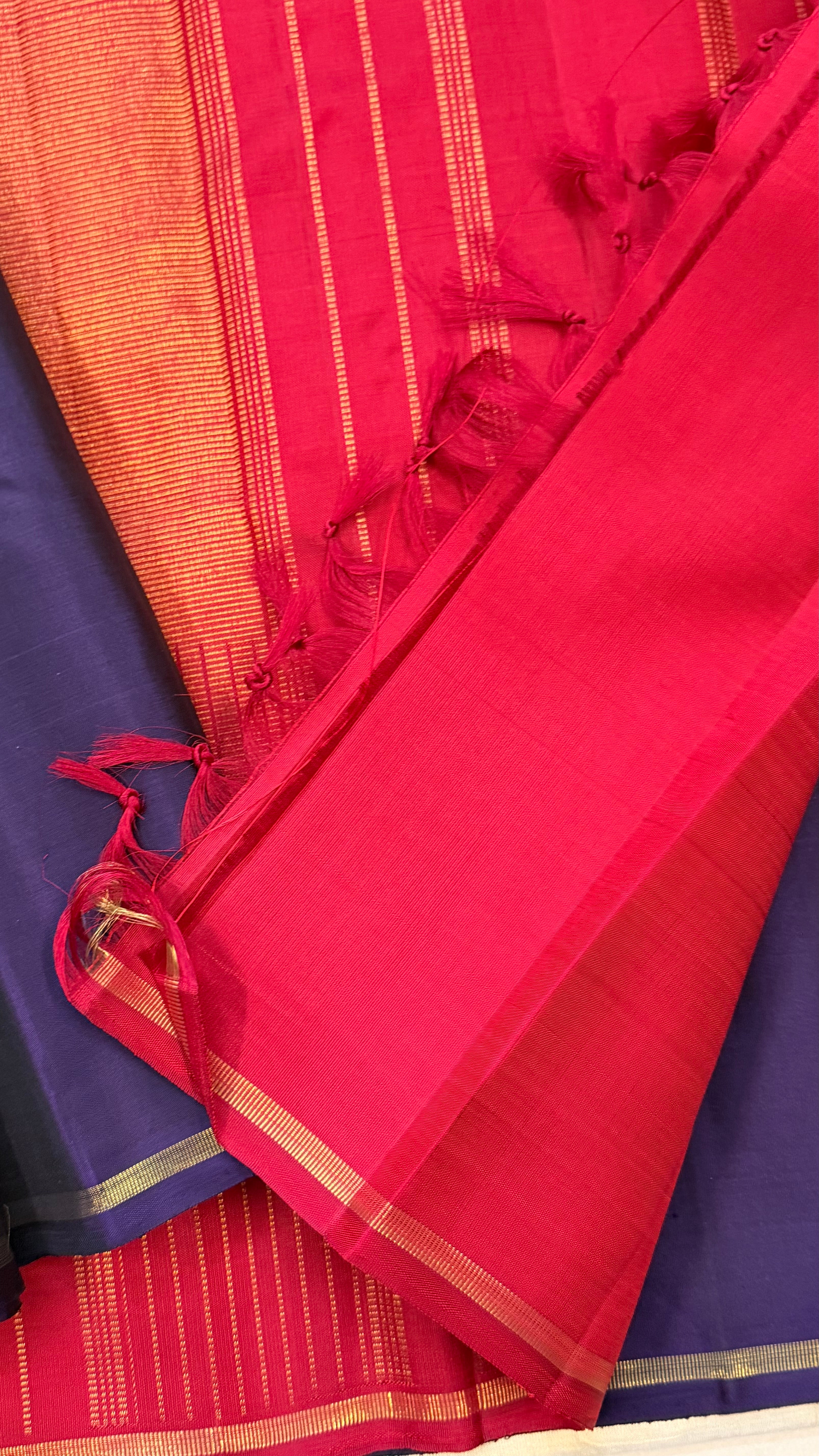half and half korvai / Kanjipuram silk