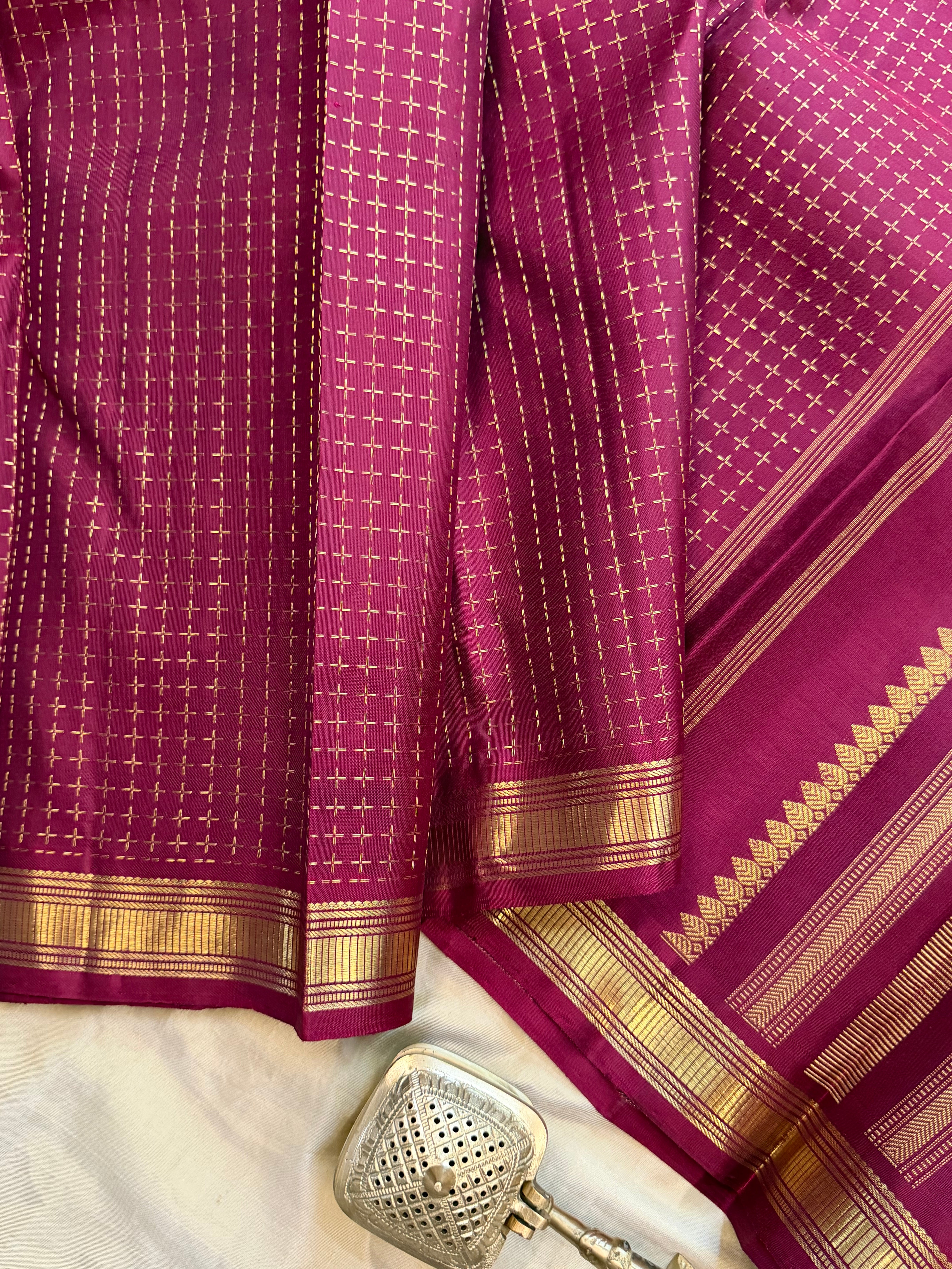 Podi color plus Butta  / Kanjipuram silk