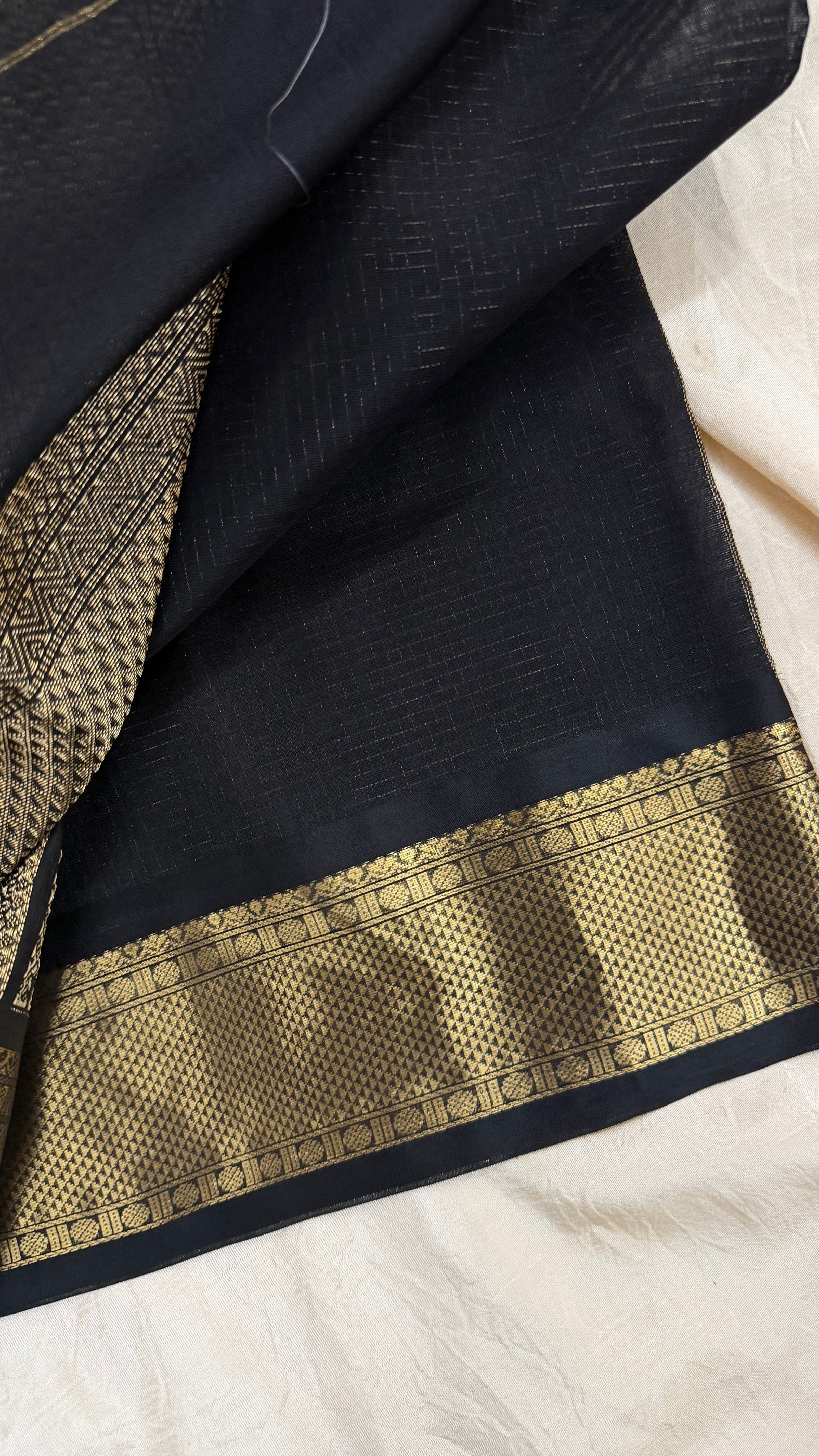 Black Zari kattam    / Premium Silk Cotton CLSA5166