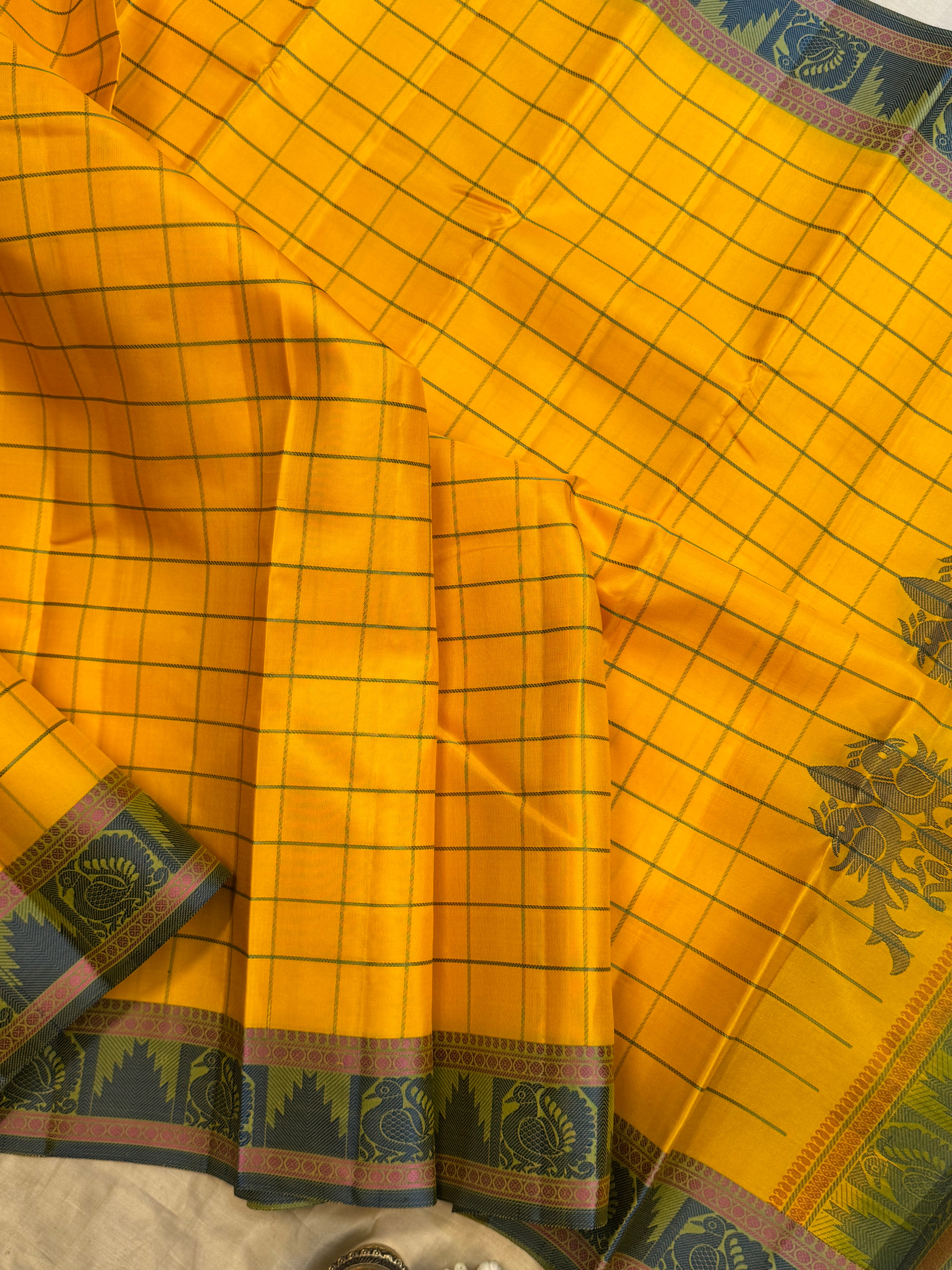 Manjal kattam/ Varnangal soft silk