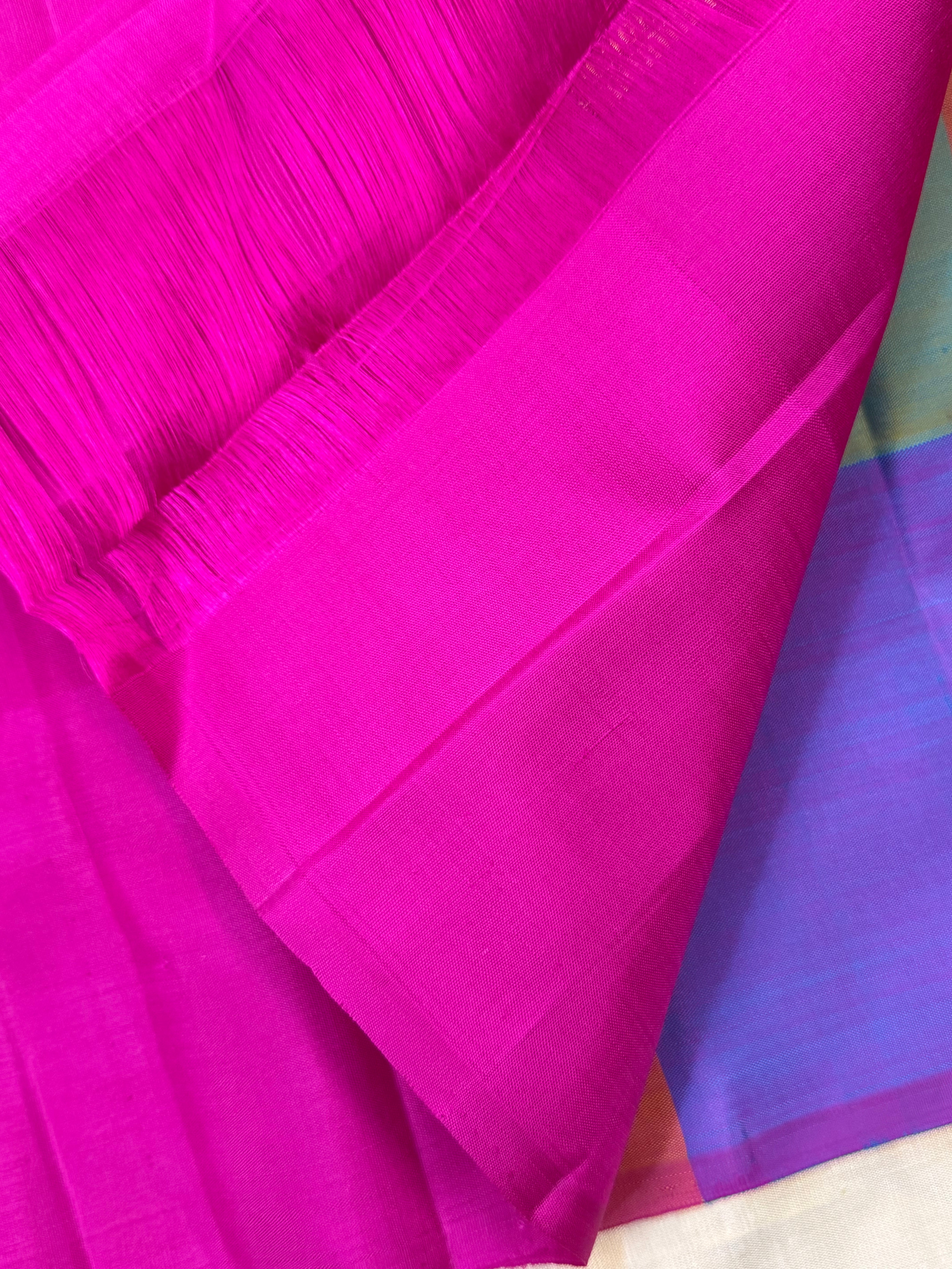 Paalum pazhamum boomkai pattern/ Kanjipuram silk