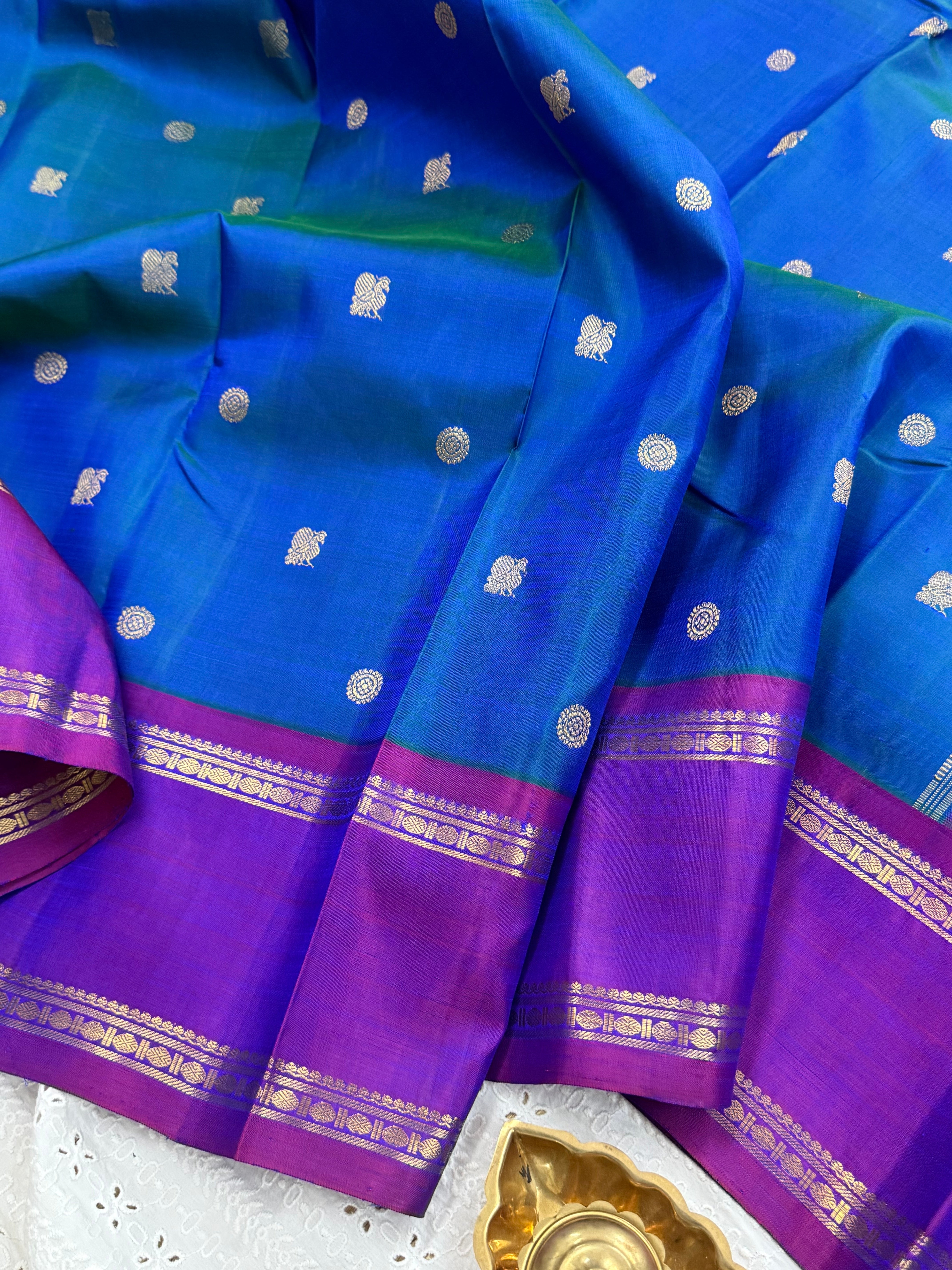 MAYIKAZHUTHU RETTAPET/KANJIPURAM SILK SAREE