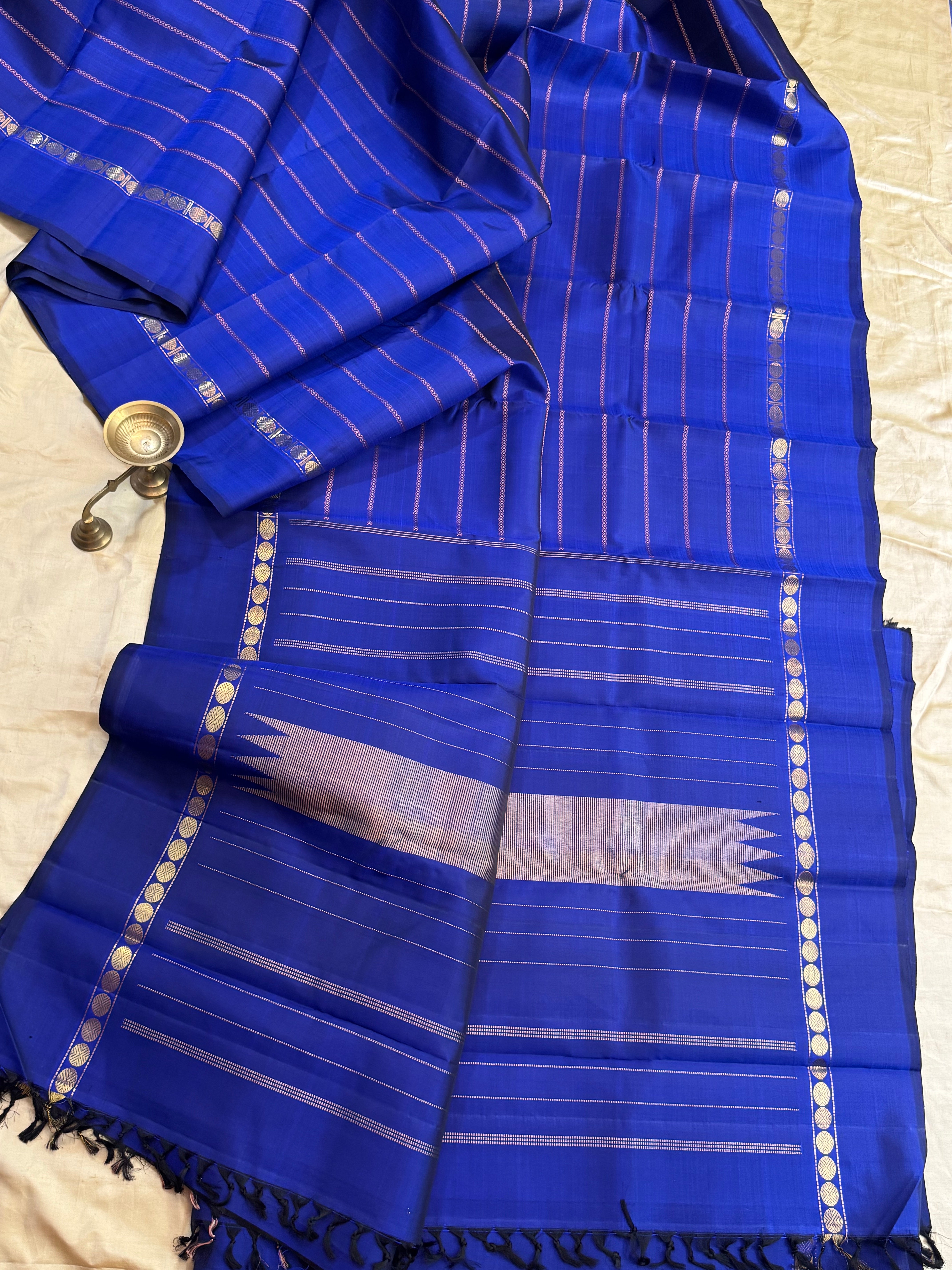 Ms blue veldhari / Kanjipuram silk CLSA9751