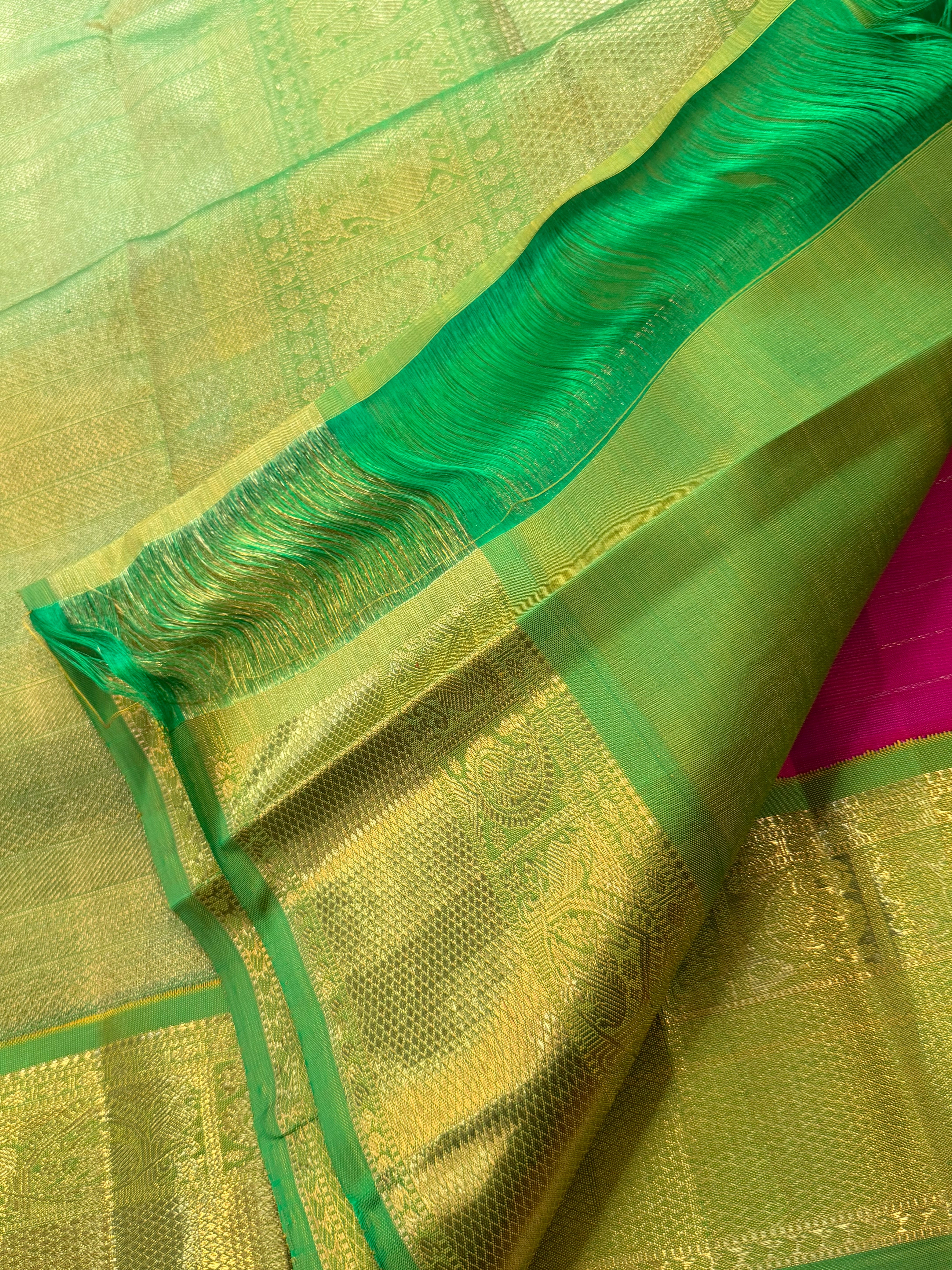 Veldhari Korvai / pure Kanjipuram silk