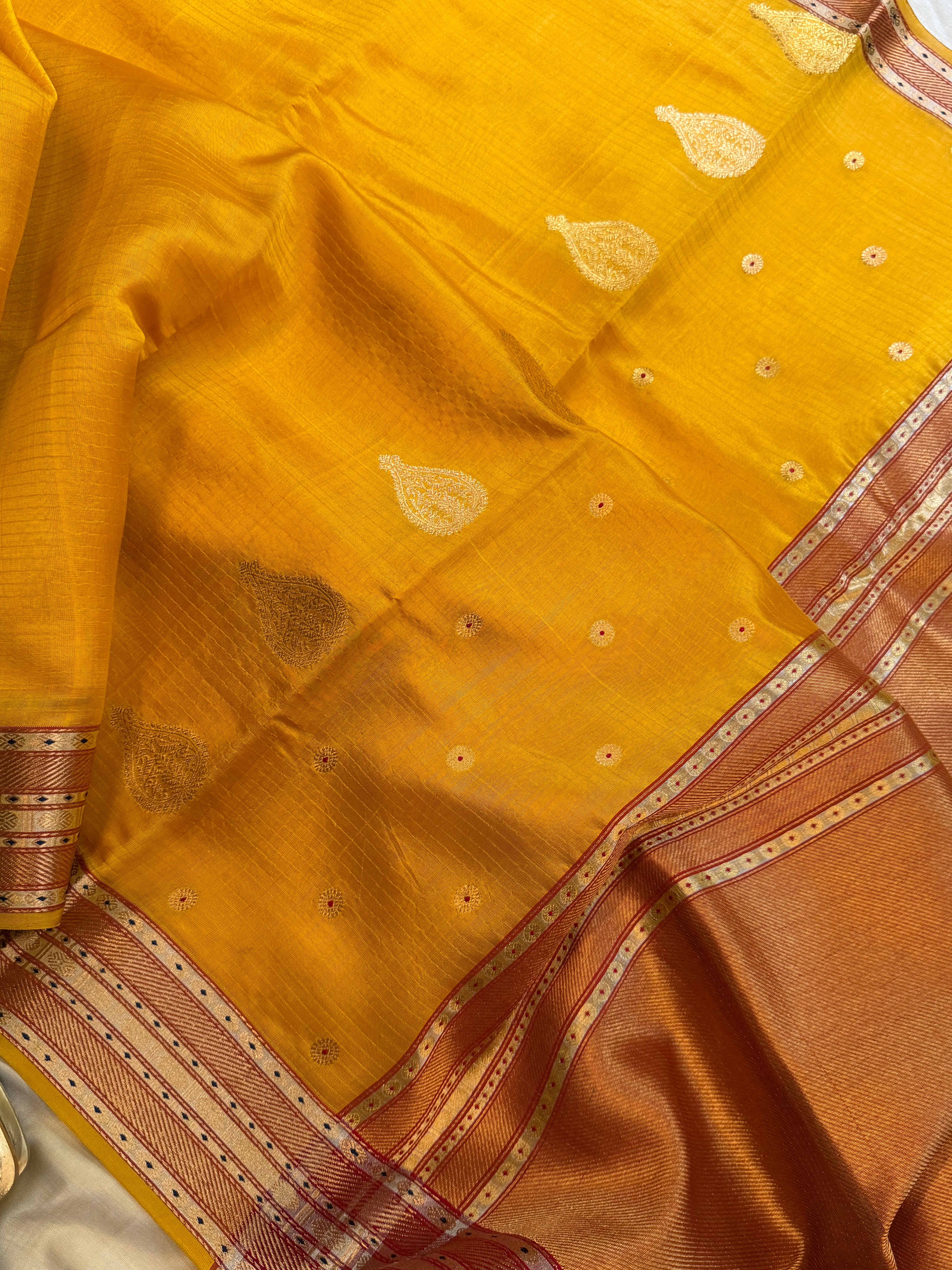Ambe revival saree  / revival Chanderi silk
