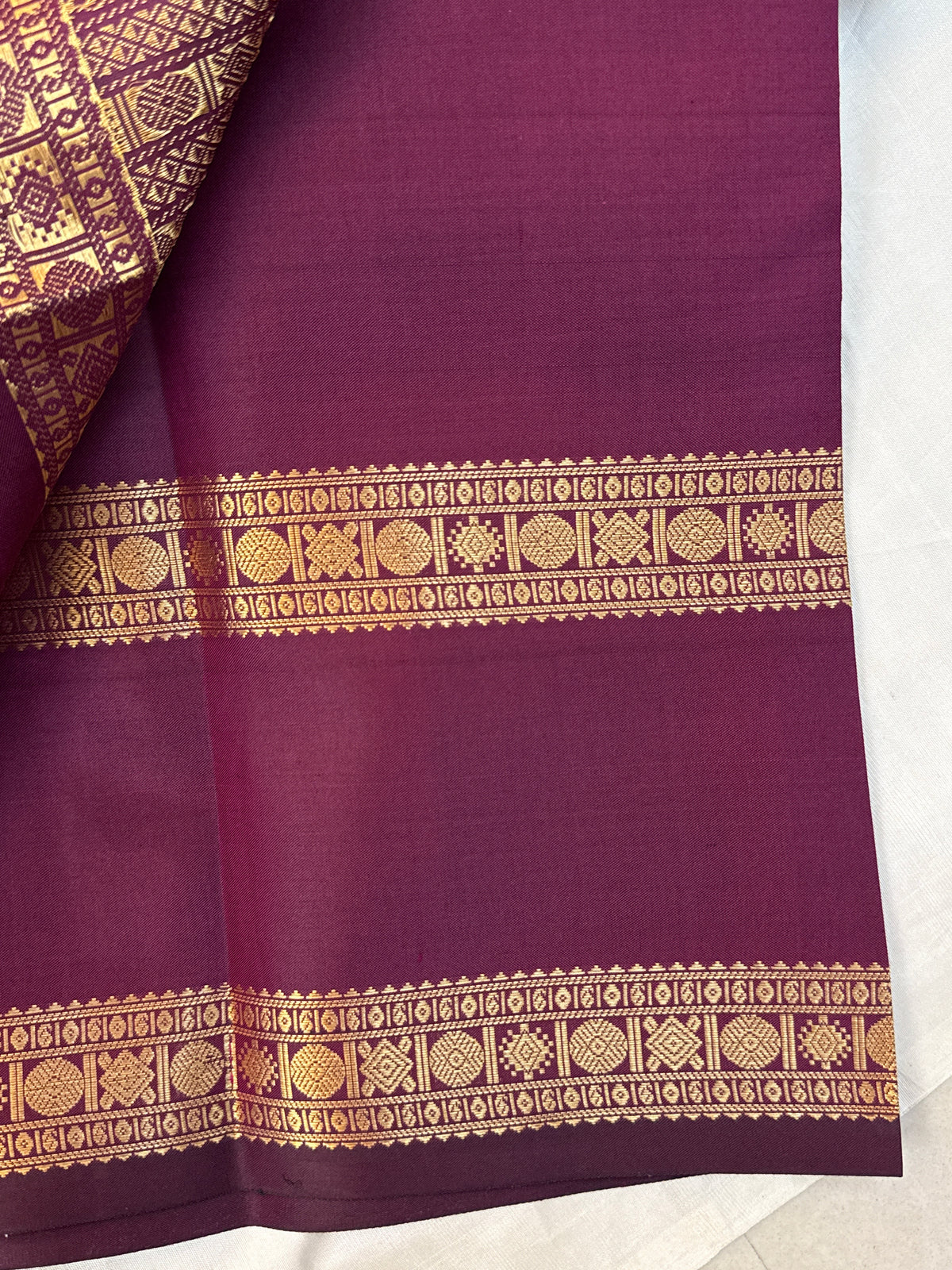 festivel edit _special edition_deep wine and body Zari kattam/ silk saree clsa 12398