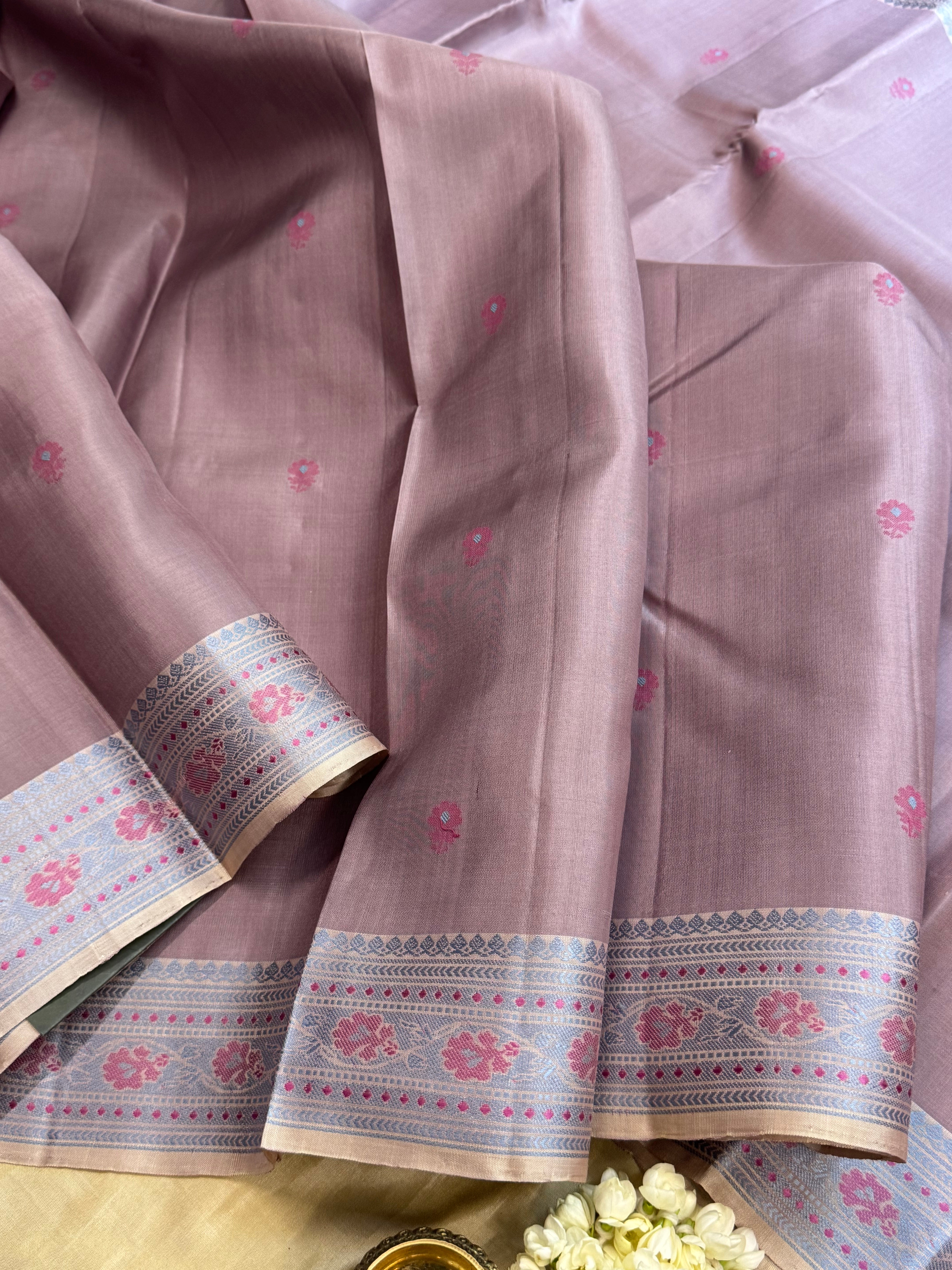 Mauve / Varnangal soft silk