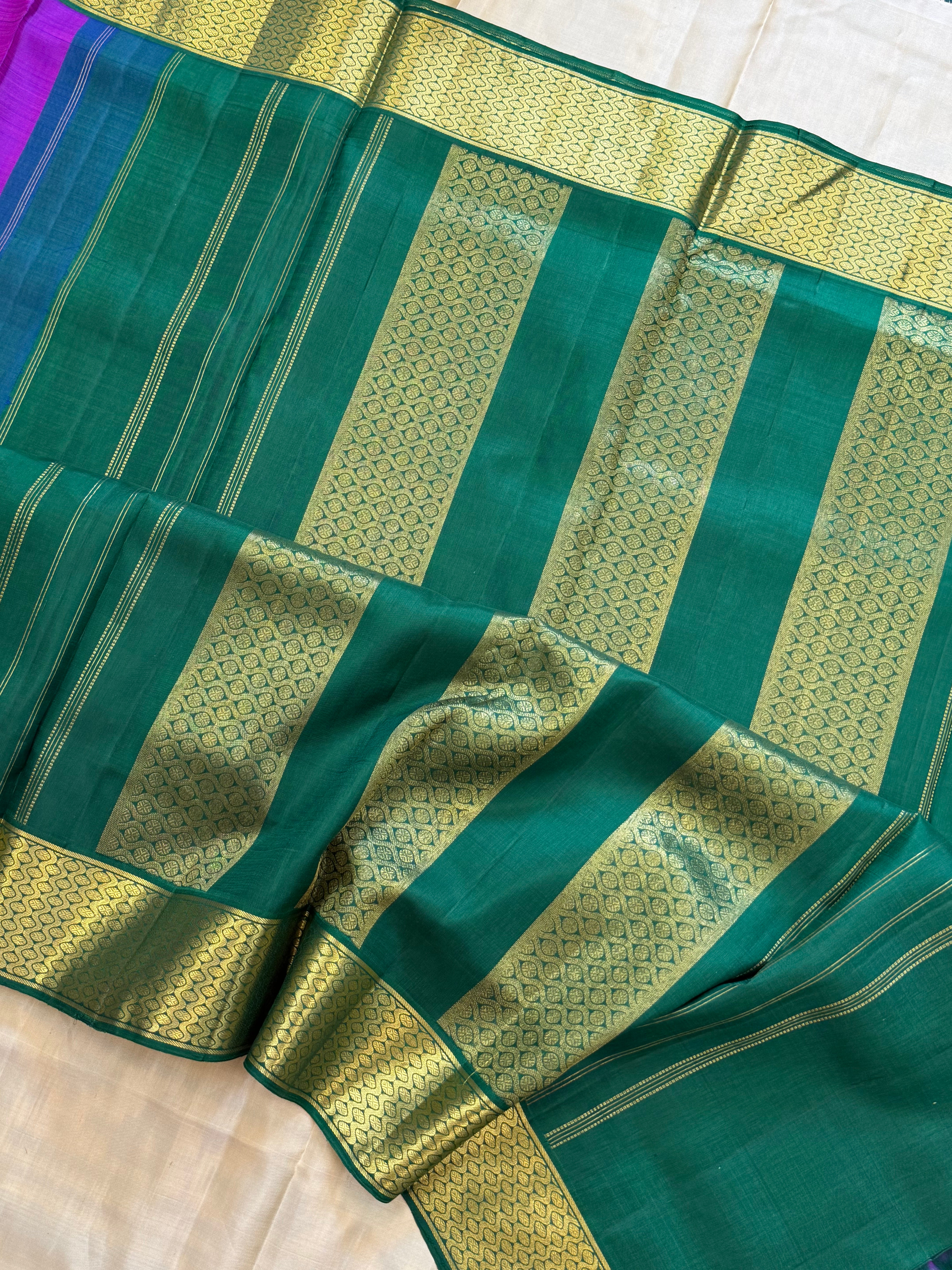 10 YARDS KORVAI / KANJIPURAM SILK SAREE CLSA 8920