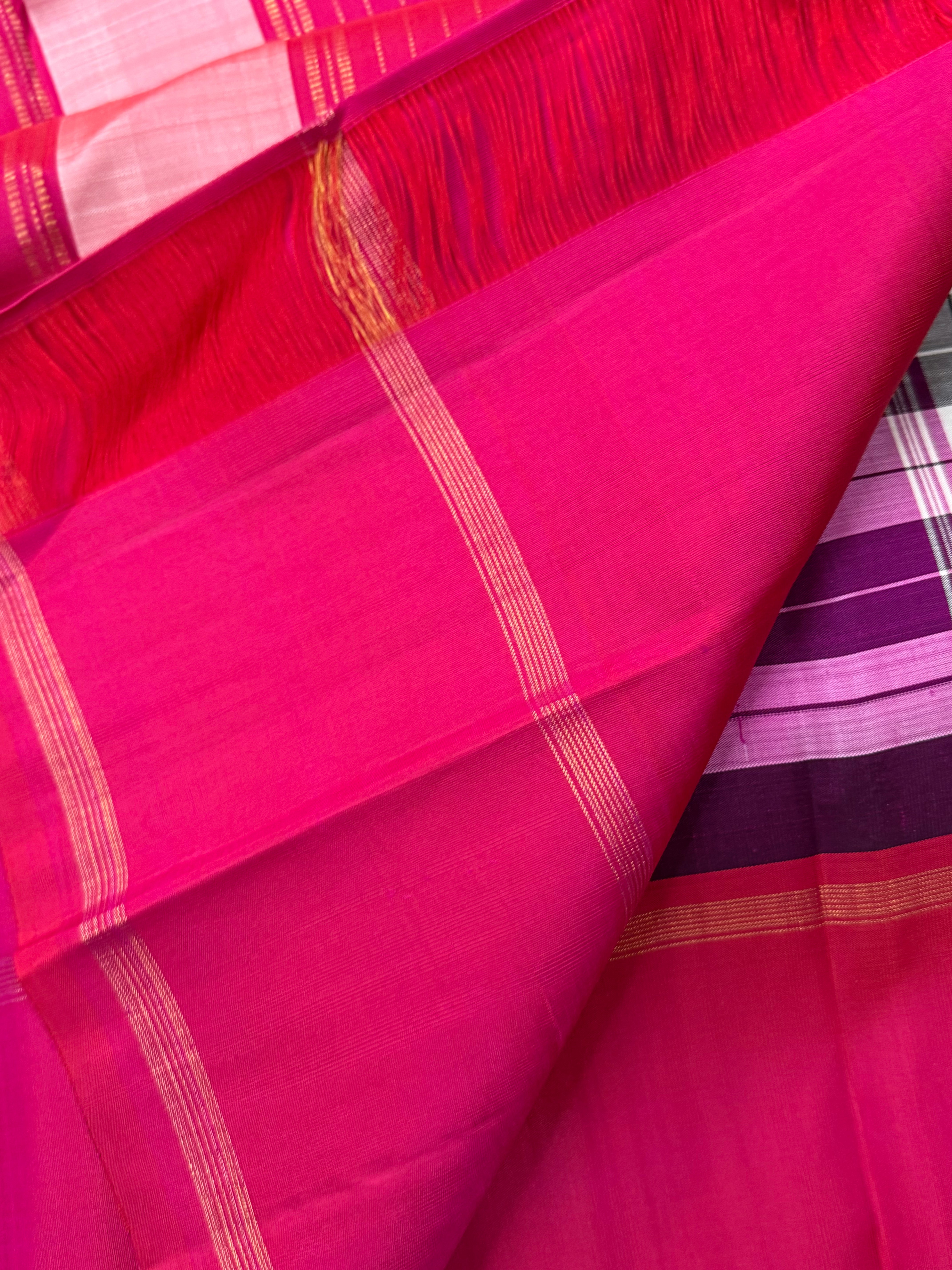 Black and white burberry checks / Arani silk