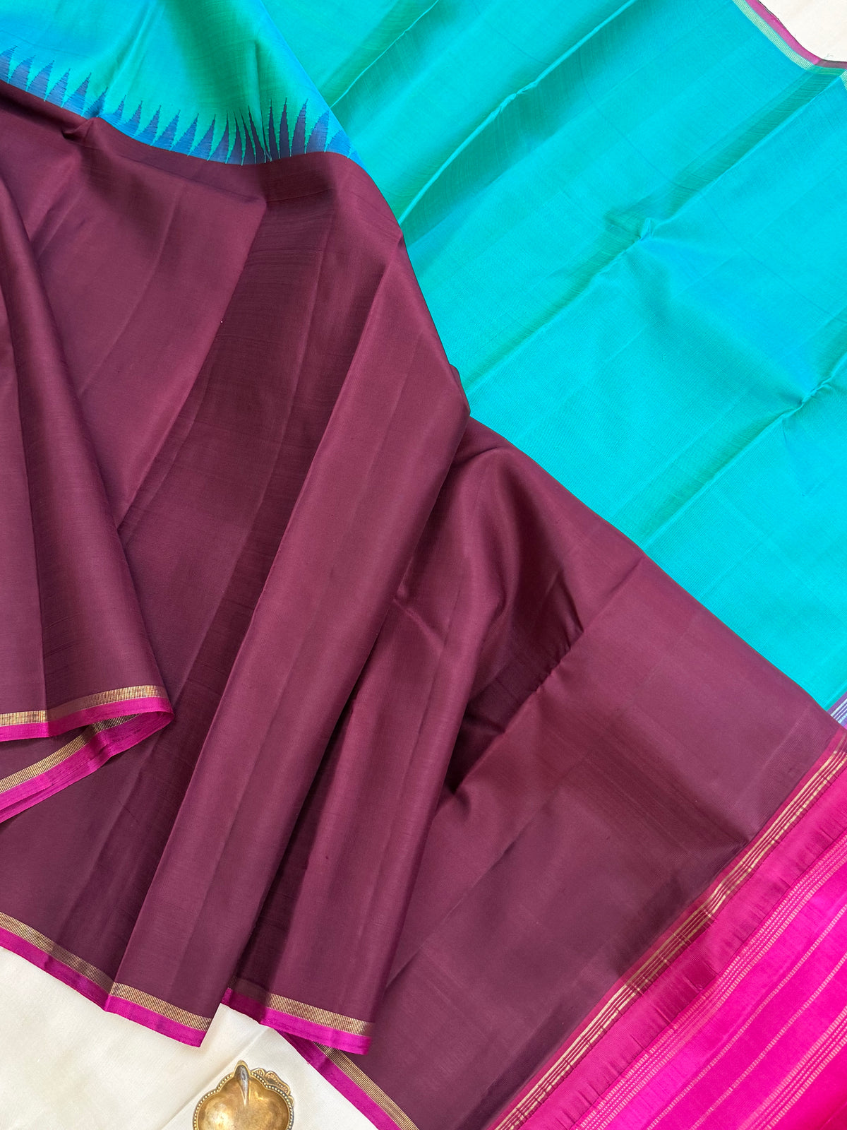 half and half korvai / Kanjipuram silk CLSA 10679