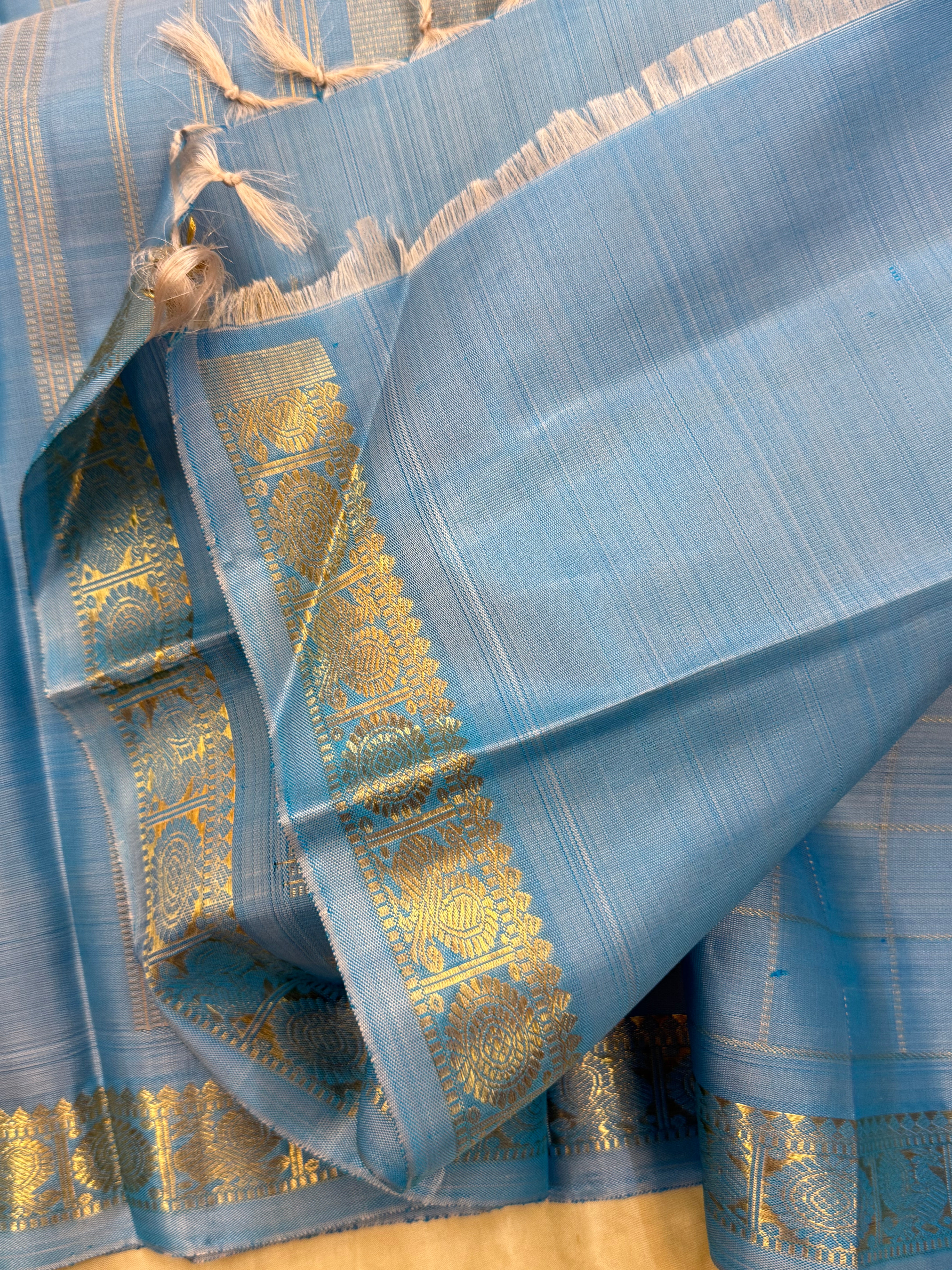 Zari Kattam / kanjipuram silk saree CLSA 10928