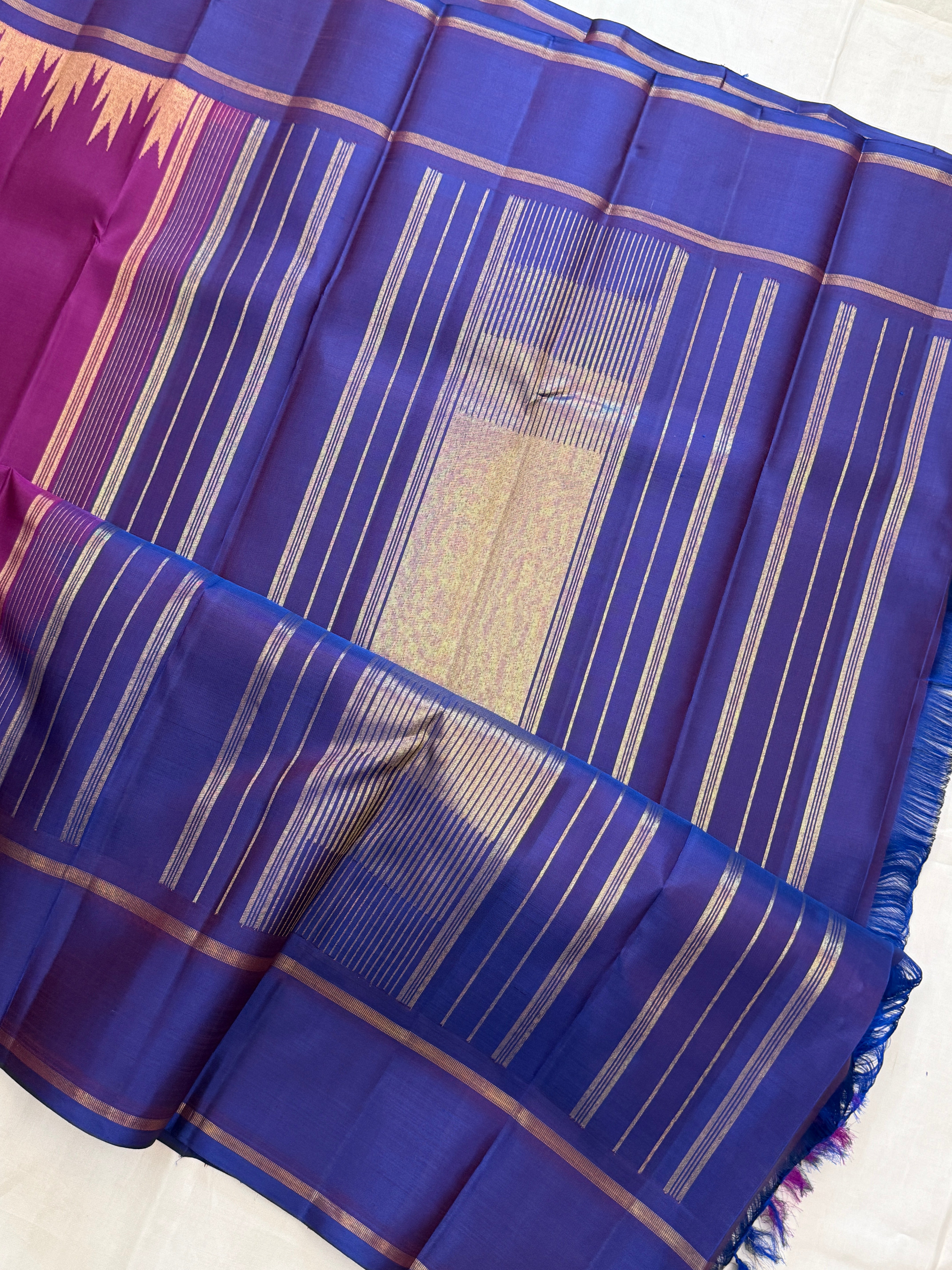 8 Kol / Kanjipuram silk saree clsa 11208