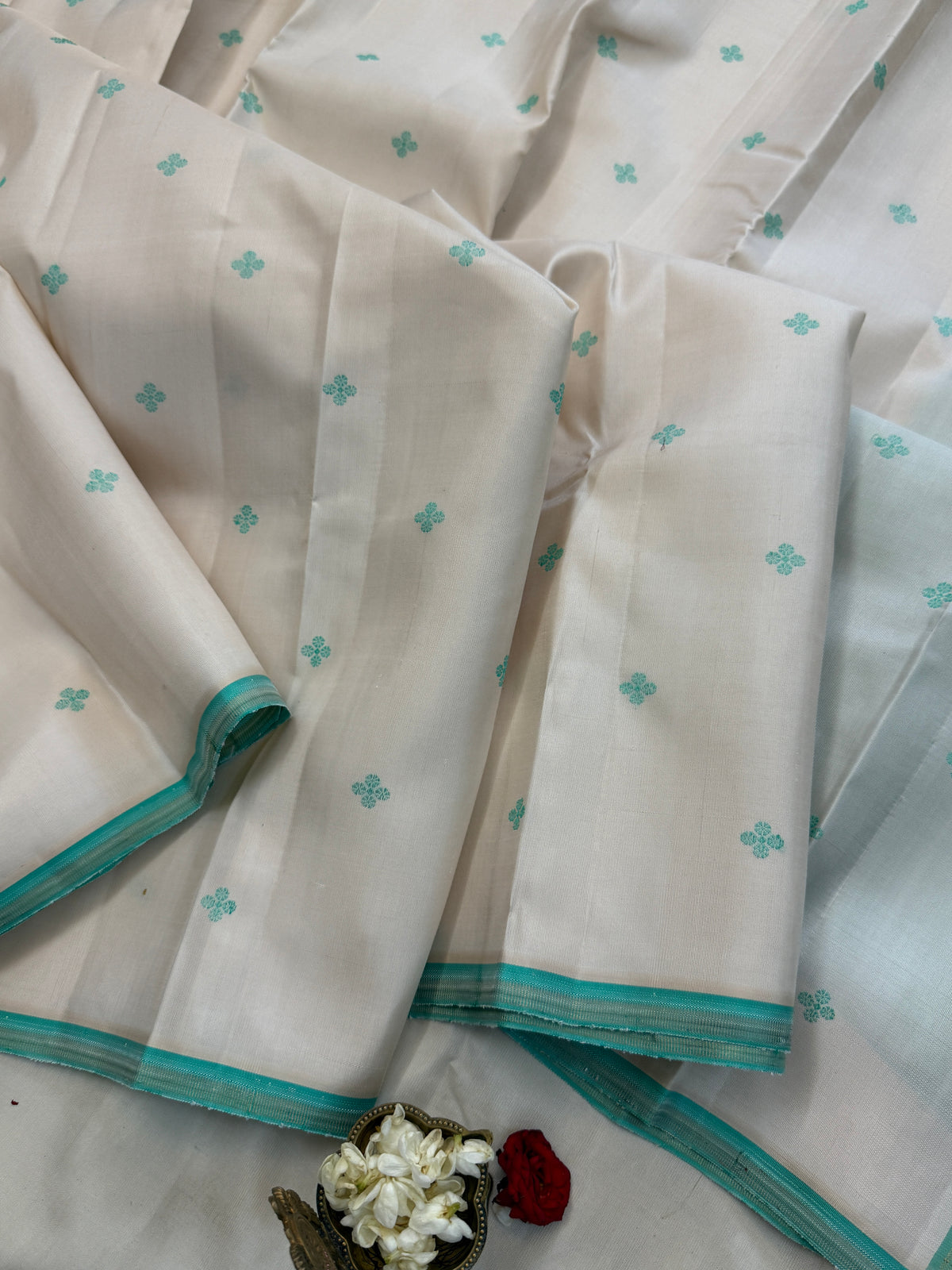 Border less/Kanjipuram silk saree clsa 11691