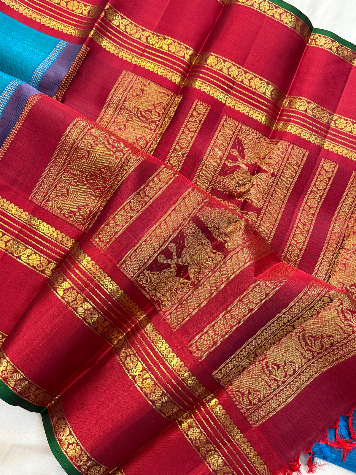 Laksham Butta Korvai / kanjipuram silk saree clsa 11386
