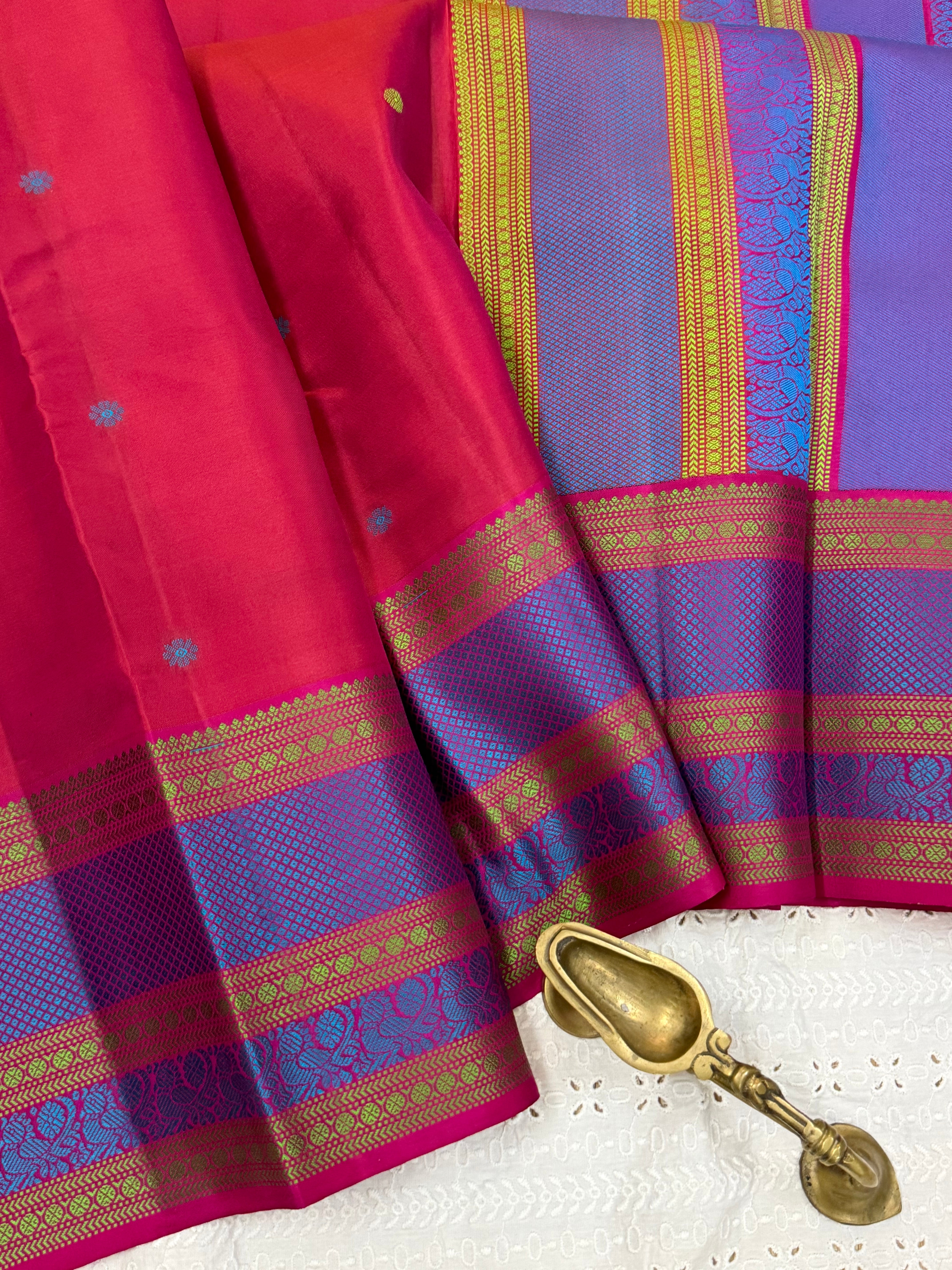 Kanagambaram Thread work/Varnangal Soft Silk