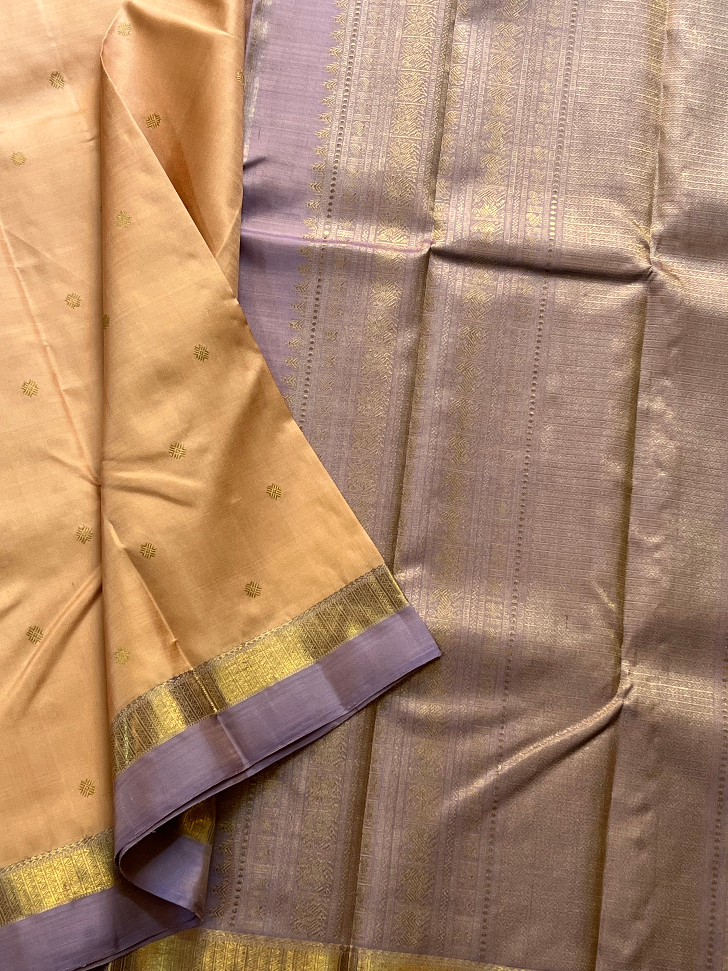 Pastel geva colour pastel Kanchipuram chithraloomsbyCK