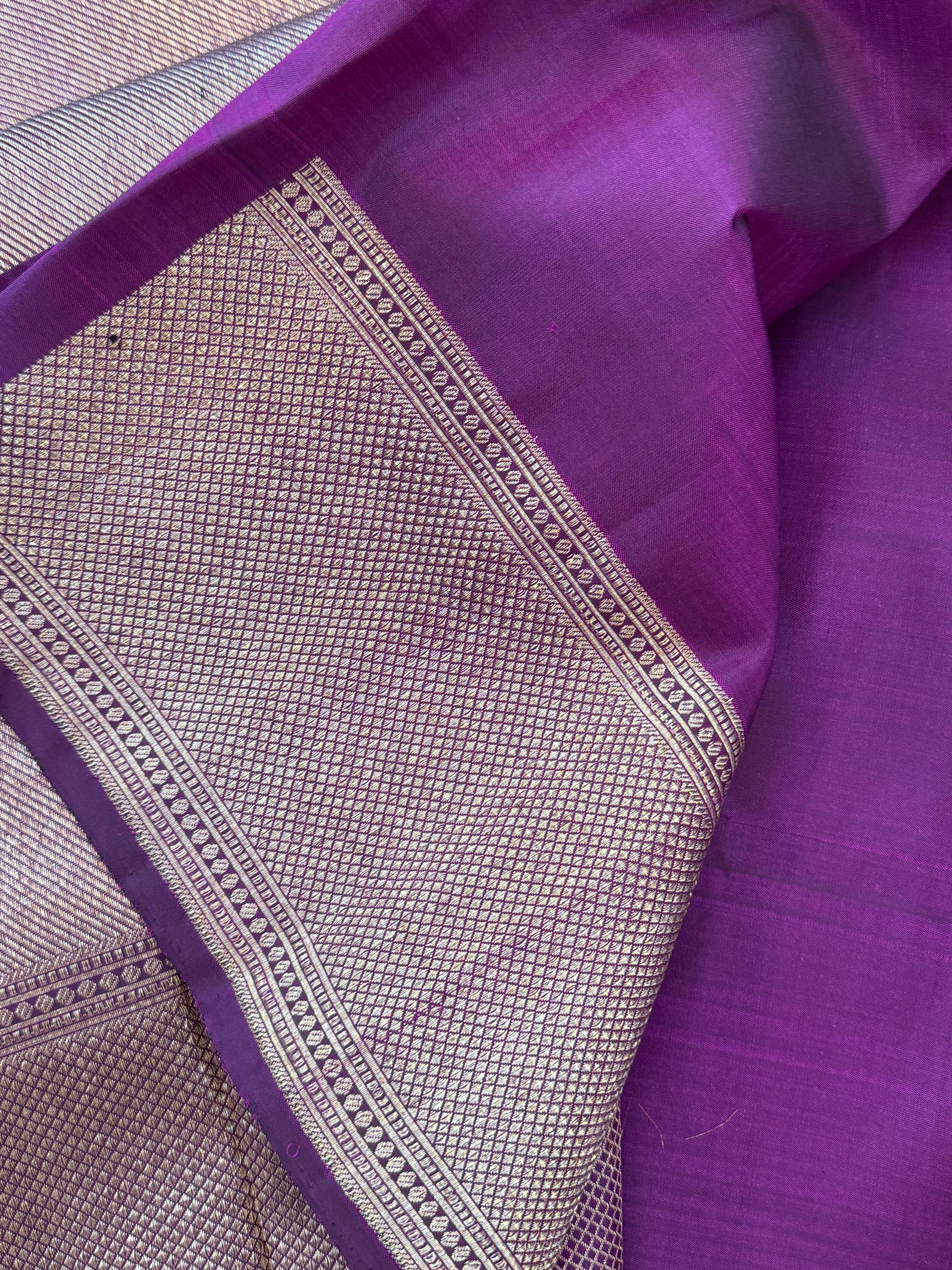 Purple colour body / Arani Silk Saree CLSA8487