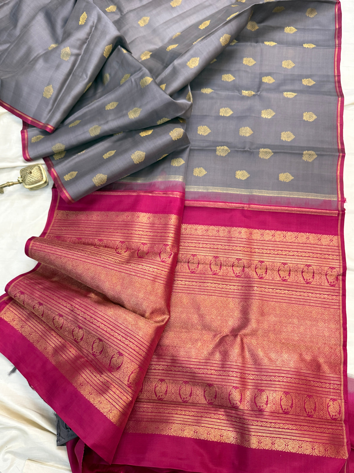 Organza / pure Zari Kanjipuram clsa12516