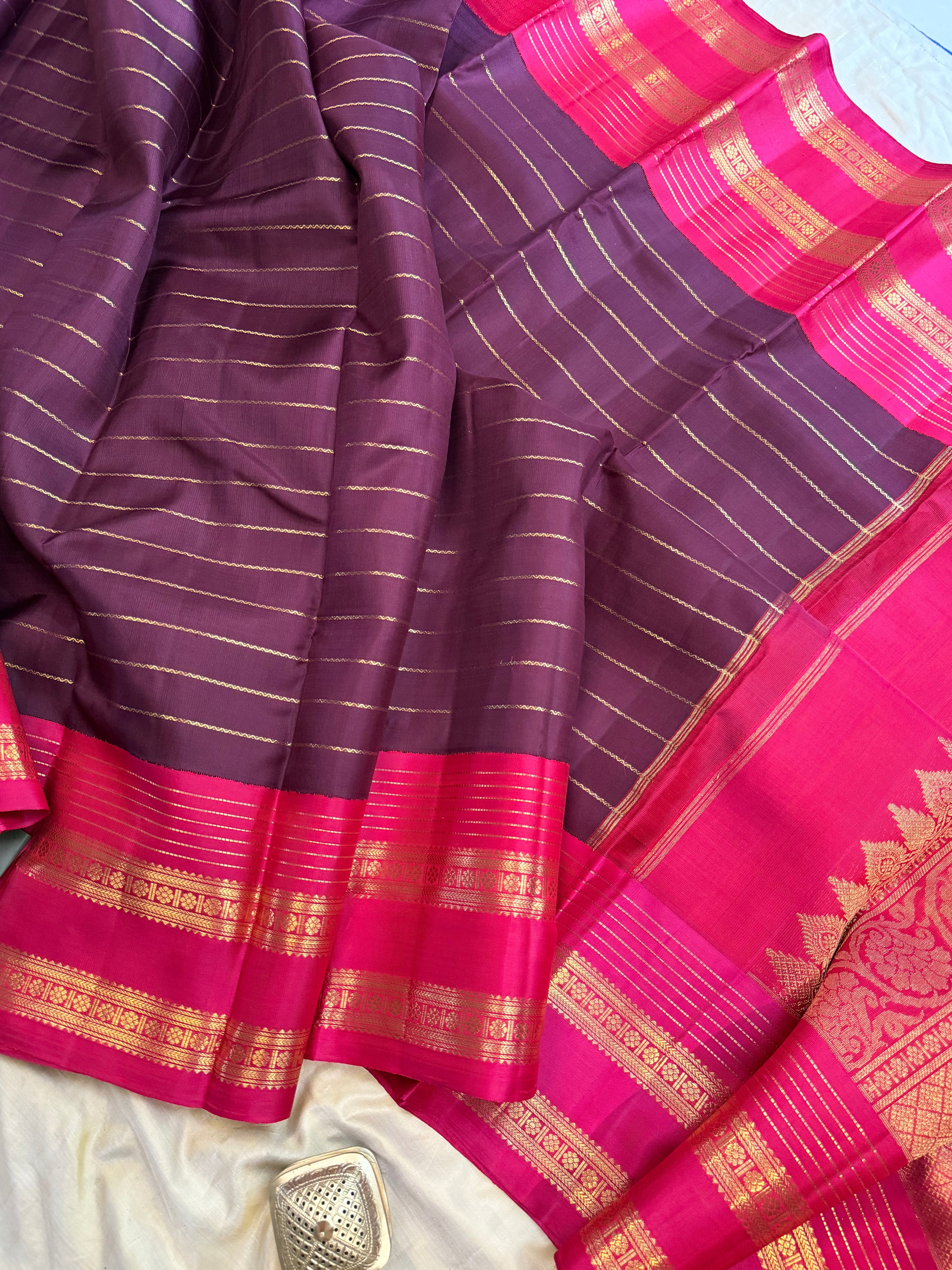 Paaku veldhari Korvai / Kanjipuram silk
