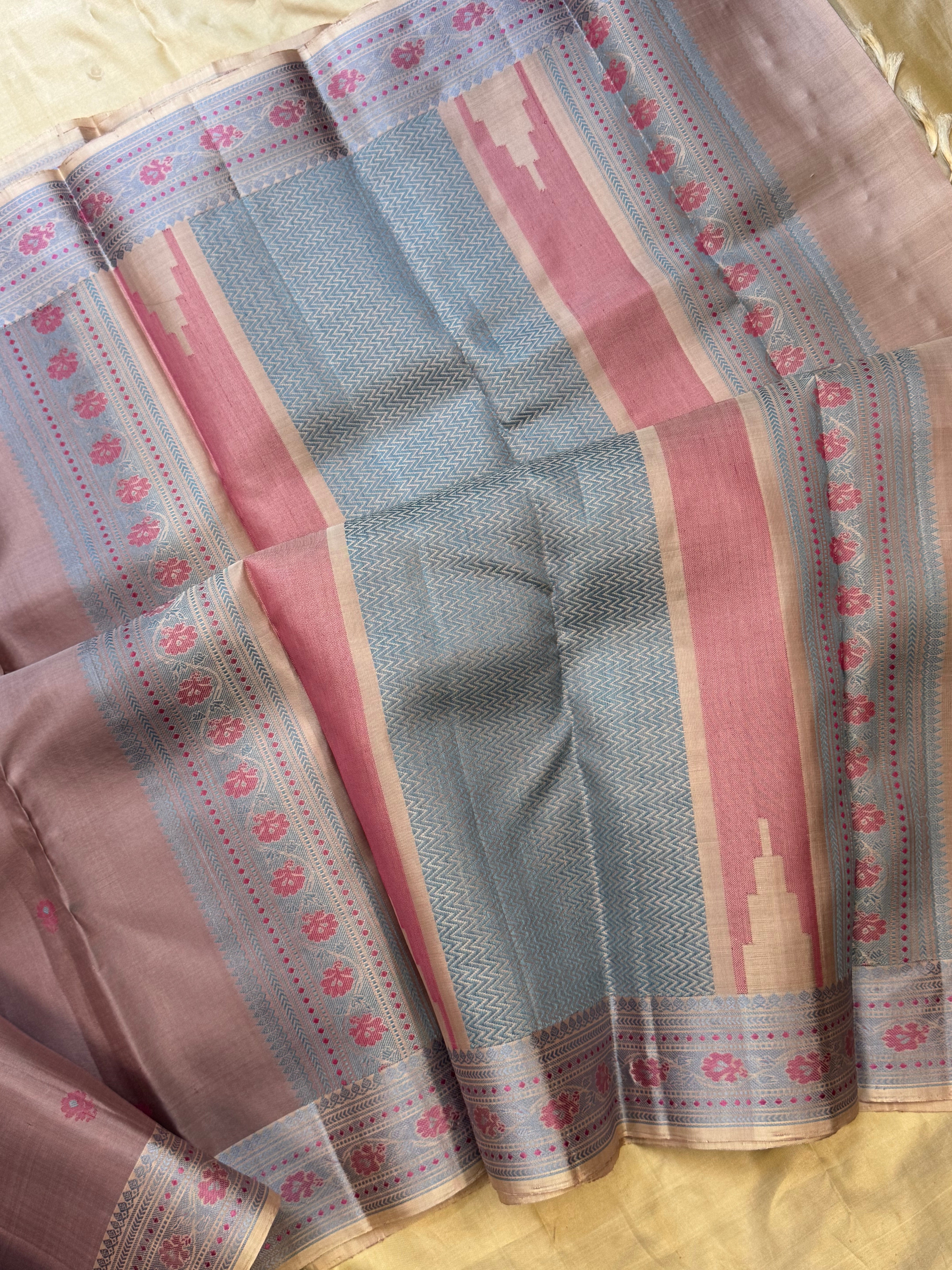 Mauve / Varnangal soft silk