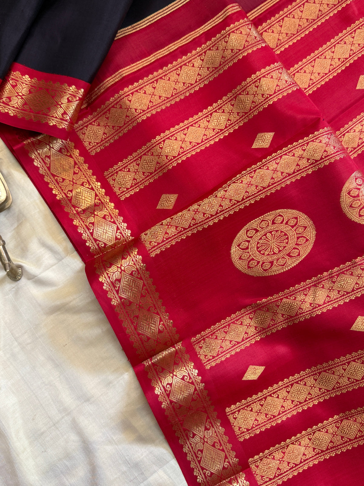 Special edition-Paaku colour body with Korvai Zari butta silk saree/clsa 12426