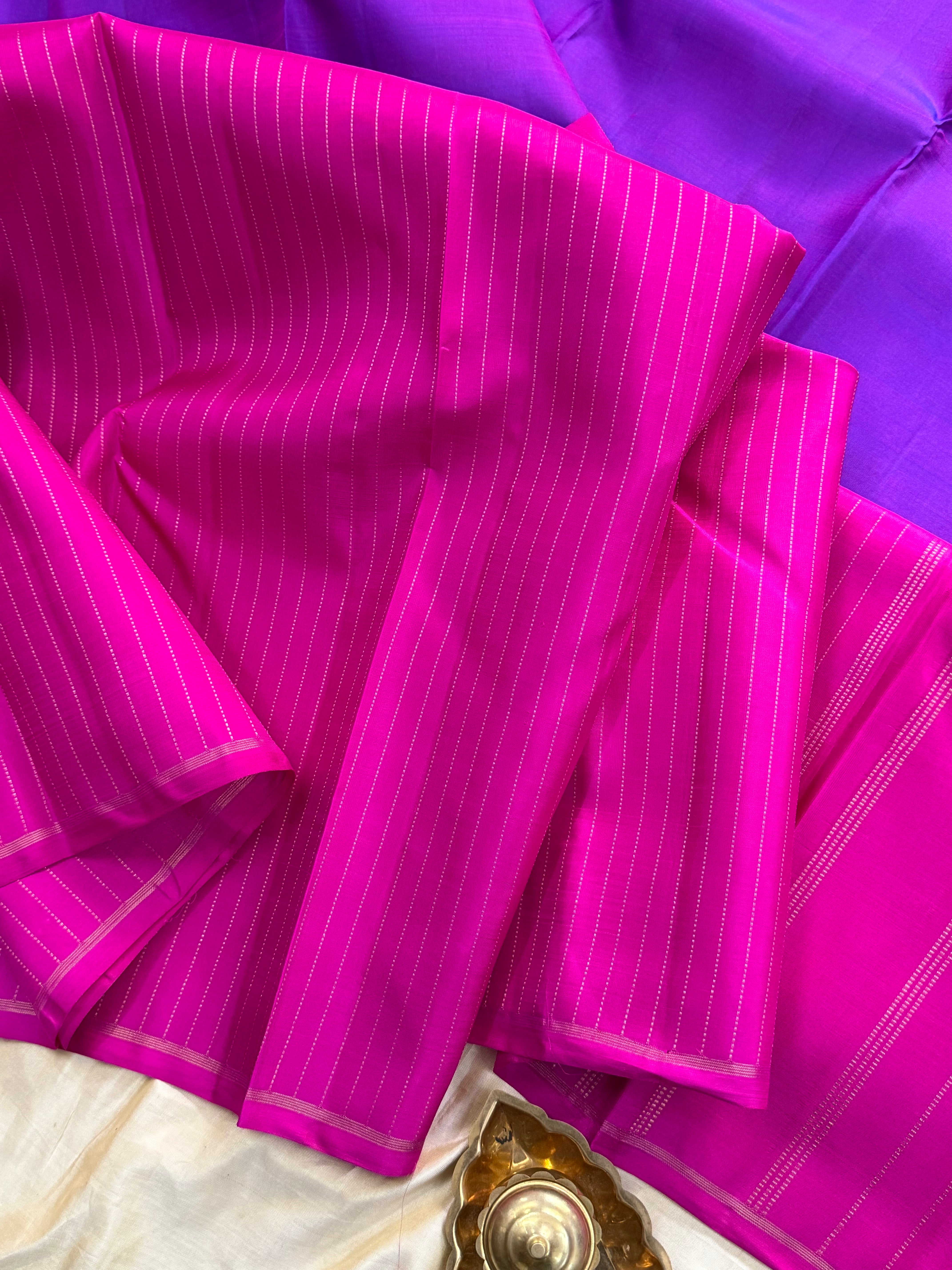 HALF AND HALF BODY ZARI/KANJIPURAM SILK SAREE CLSA 5447