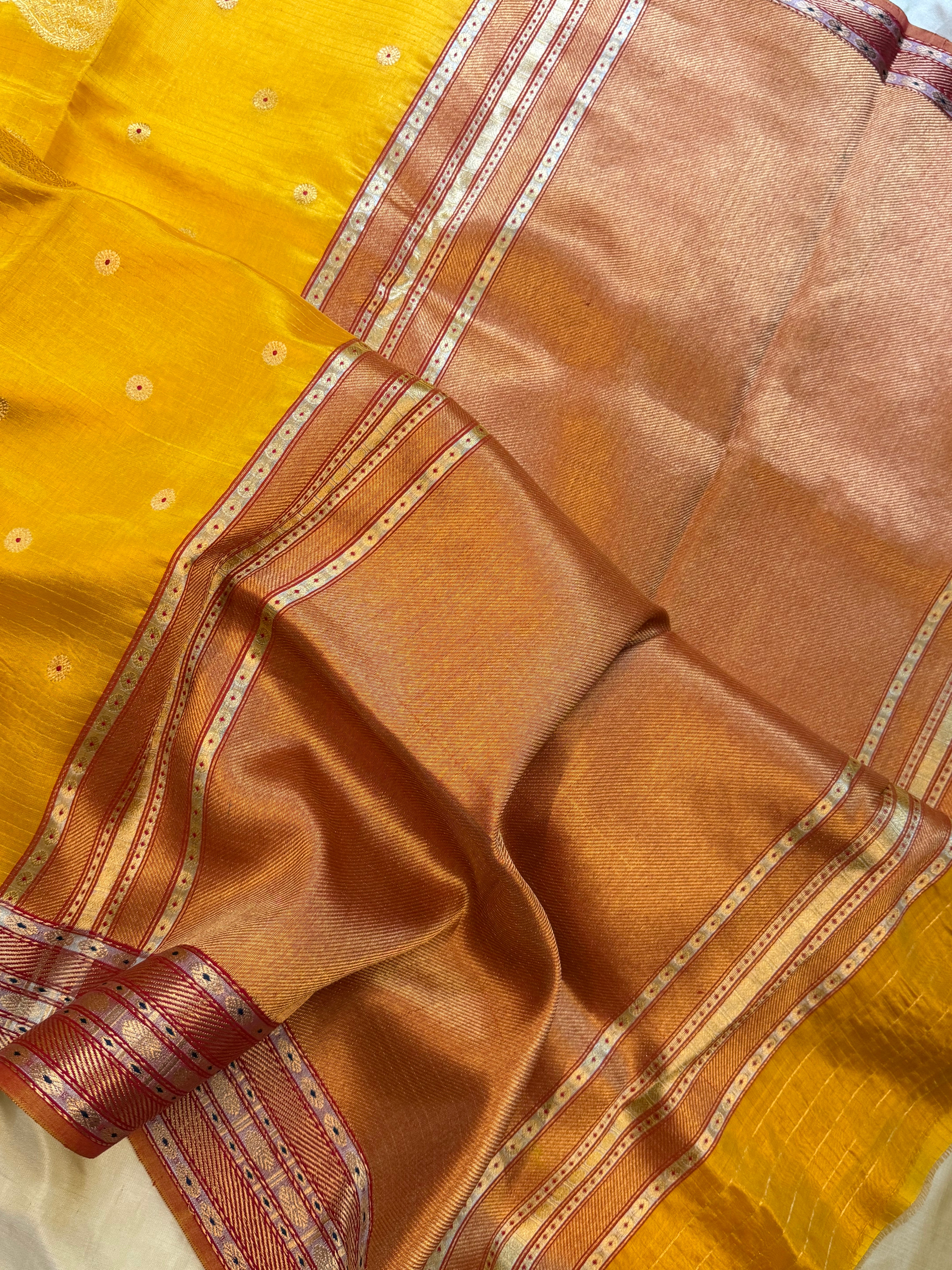 Ambe revival saree  / revival Chanderi silk