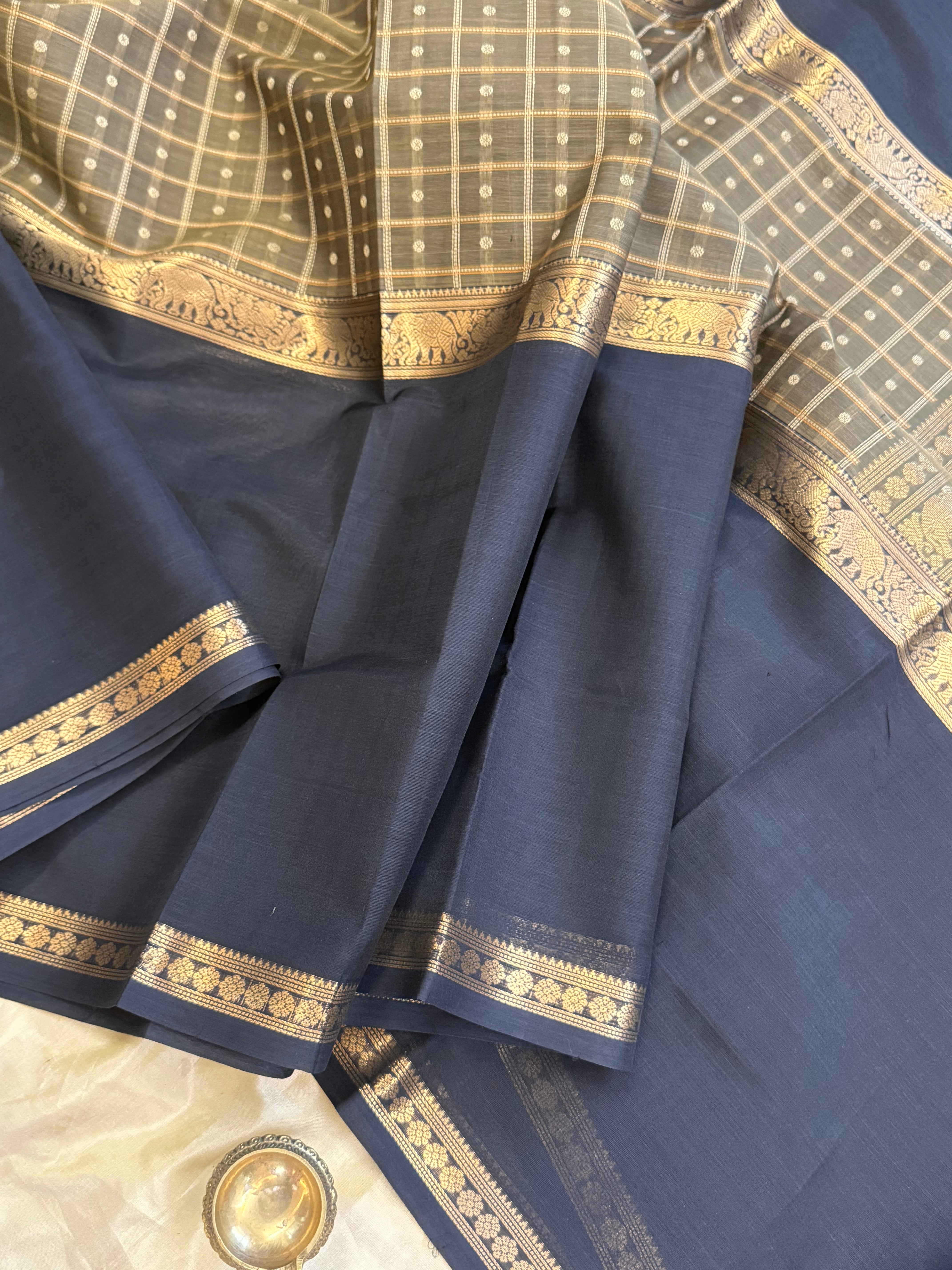 Mubbagam unique palla / Silk Cotton