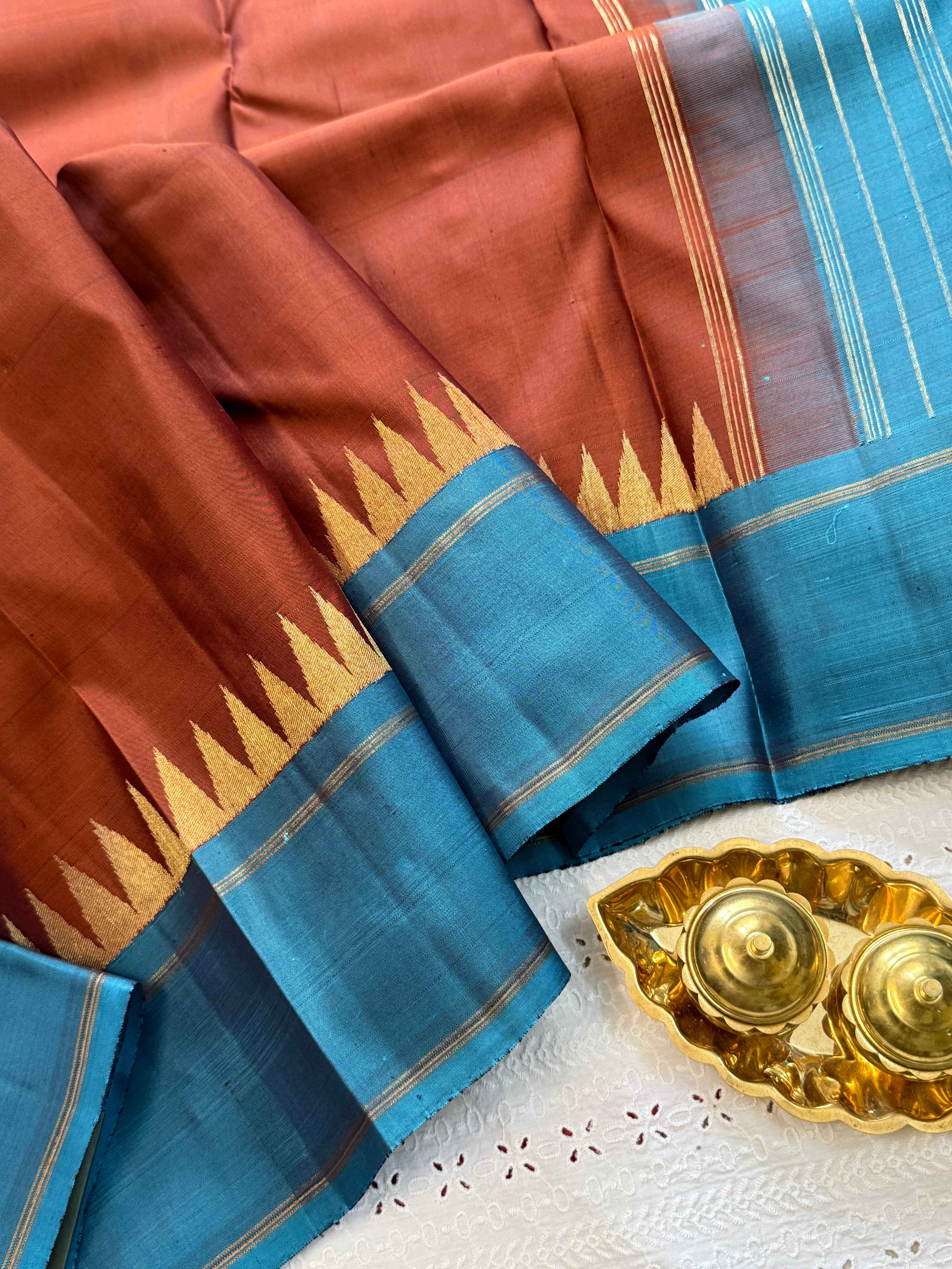 Deep pakku 8 kol / kanjipuram silk