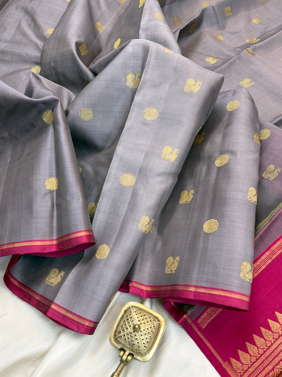 Organza / pure Zari Kanjipuram clsa12535