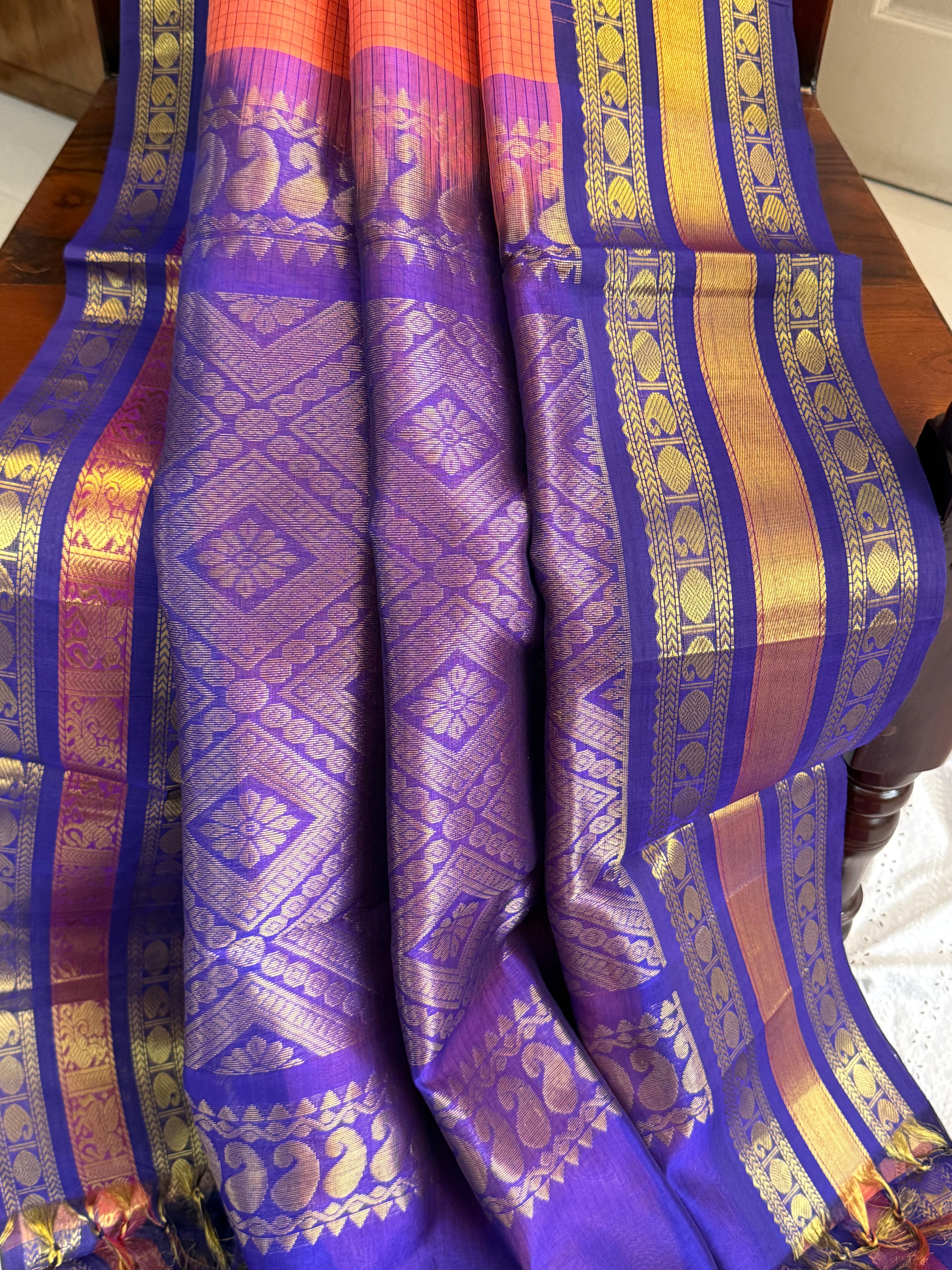 Kanagabaram varisapet border/ Silk Cotton