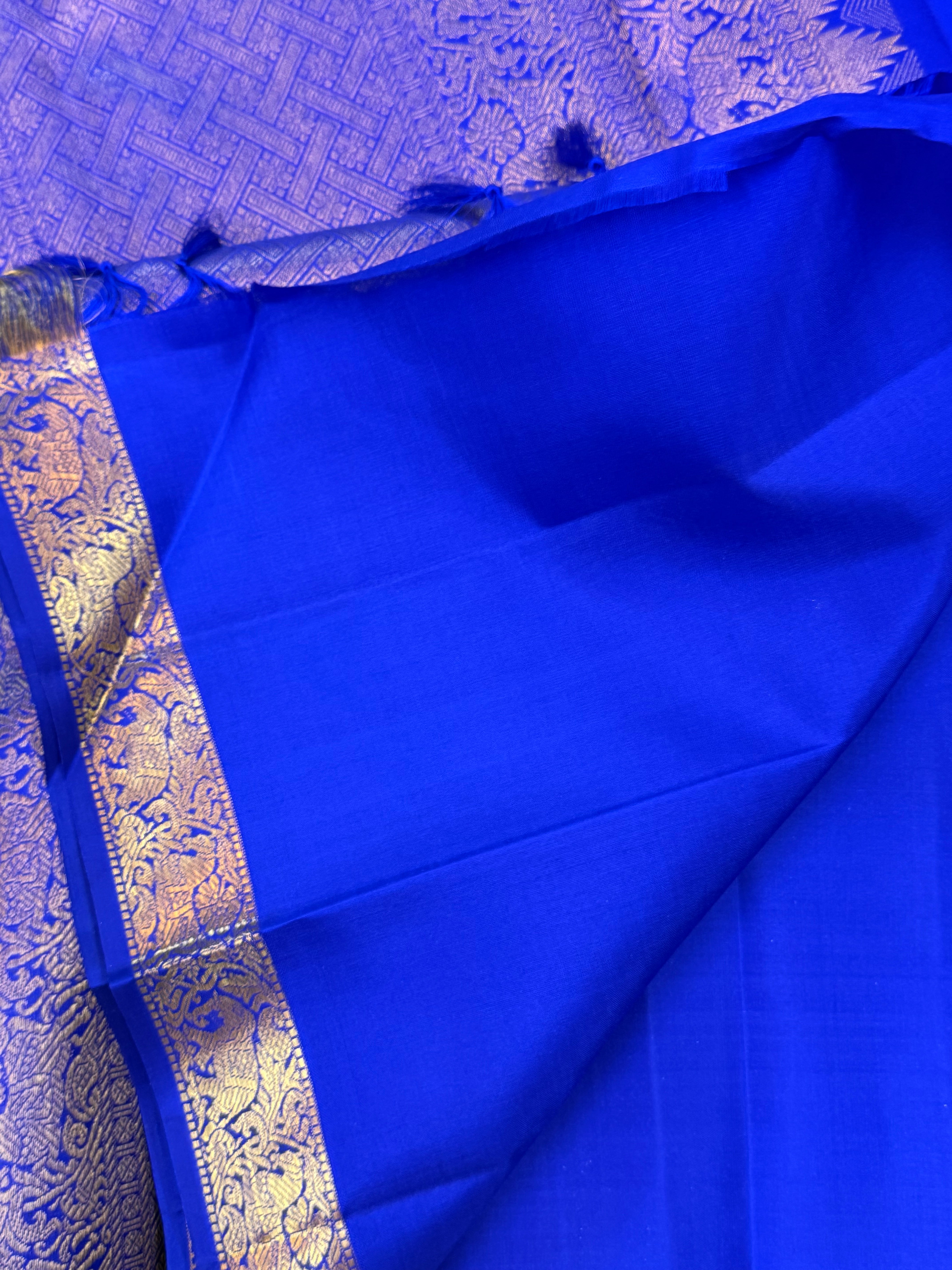 Ink blue budget friendly 2g Kanjipuram silk CLSA11010