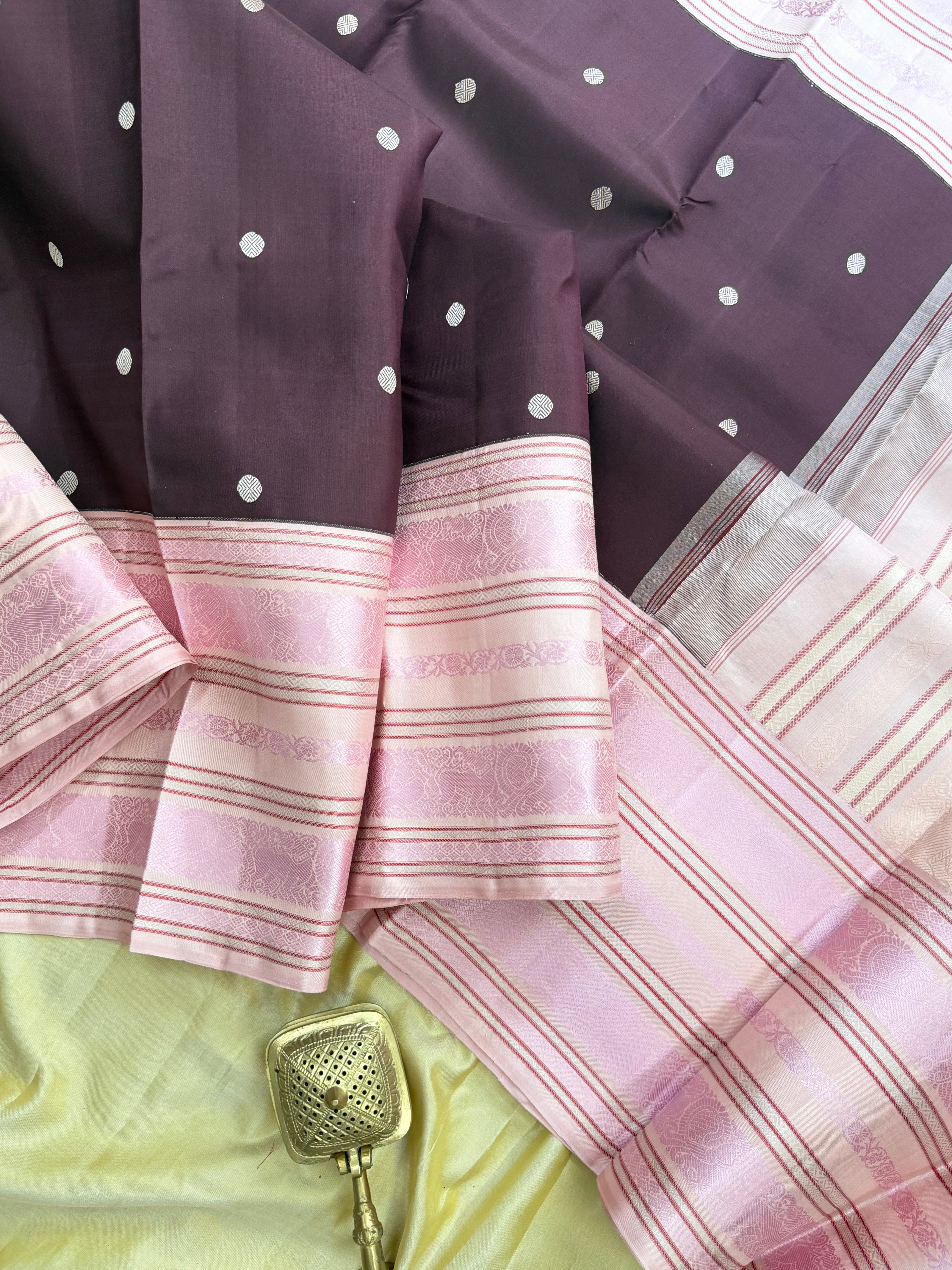 Vintage varisapet thread  pet  Korvai  / Arani silk