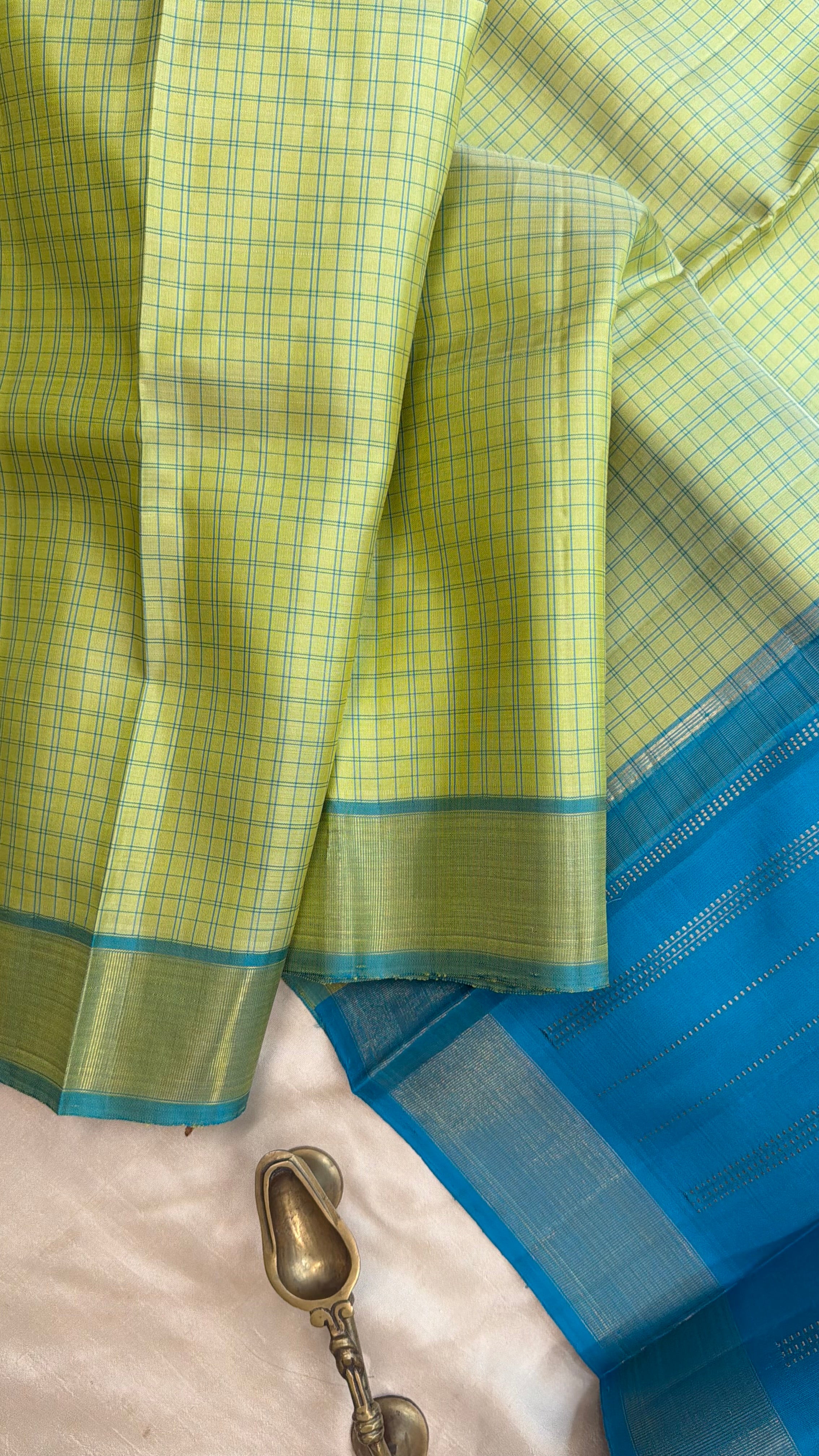 Elakai Chettinad Kattam    / Kanjipuram silk