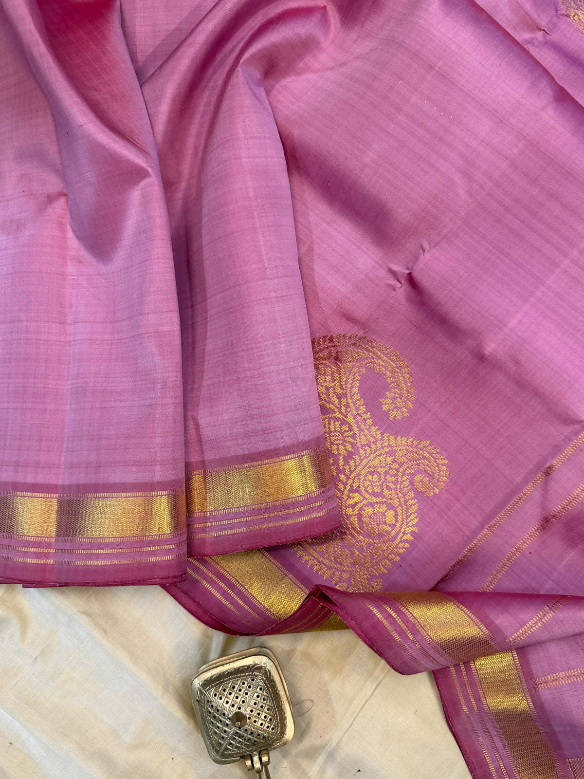 Pastel colour Aarani pure silk saree/ clsa 12062
