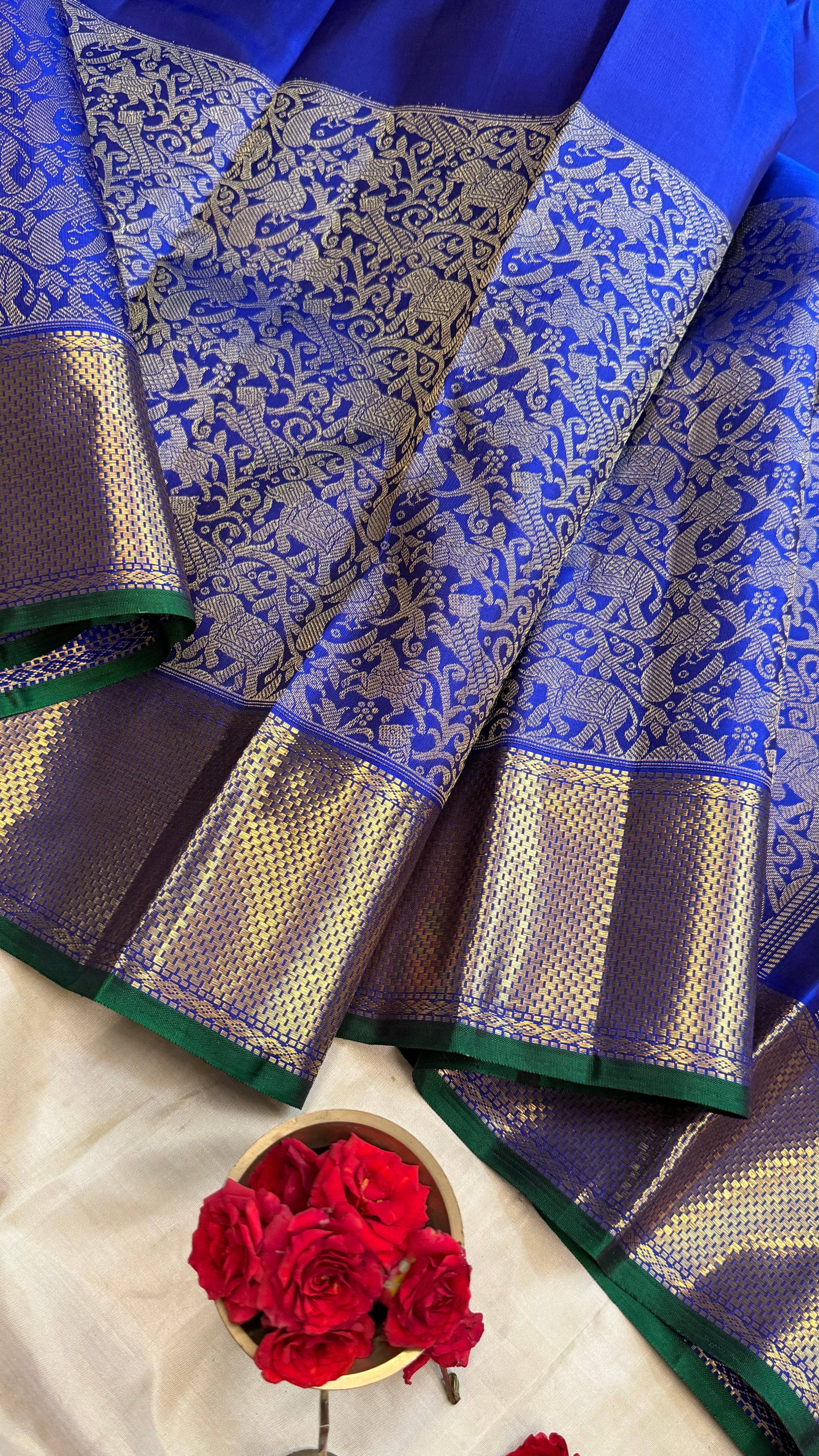Skirt border vanasingaram lic pet / Kanjipuram Silk