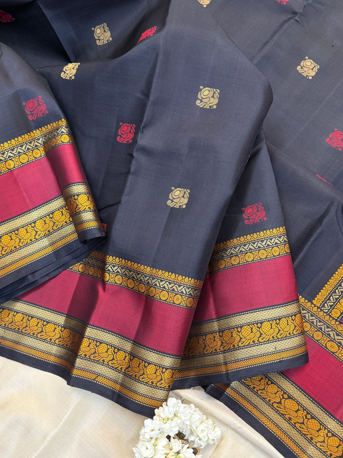 Soft silk-Thread work Kanjipuram clsa 11260