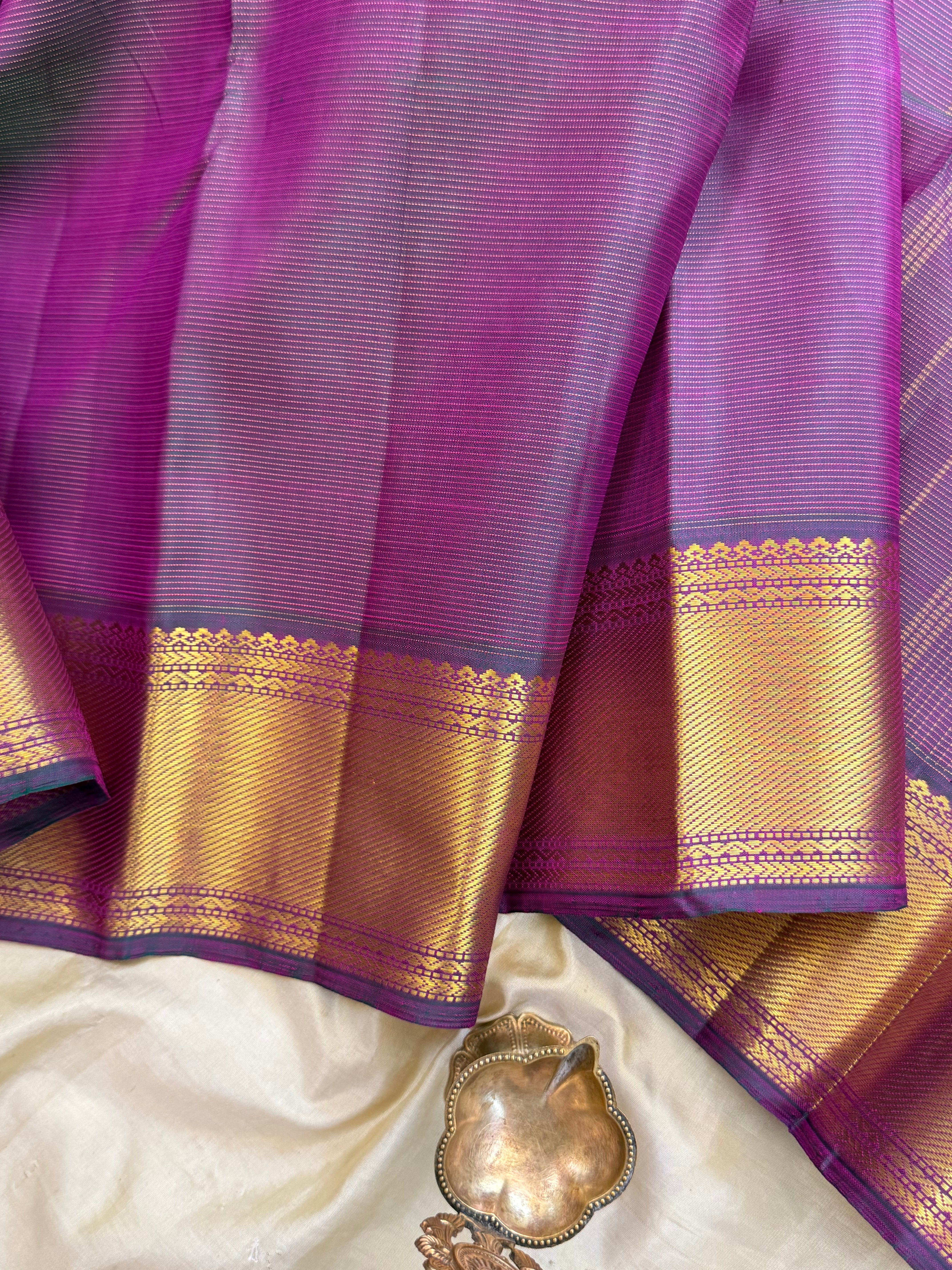 Vadamalli shot green vairaoosi/ Arani silk CL10105