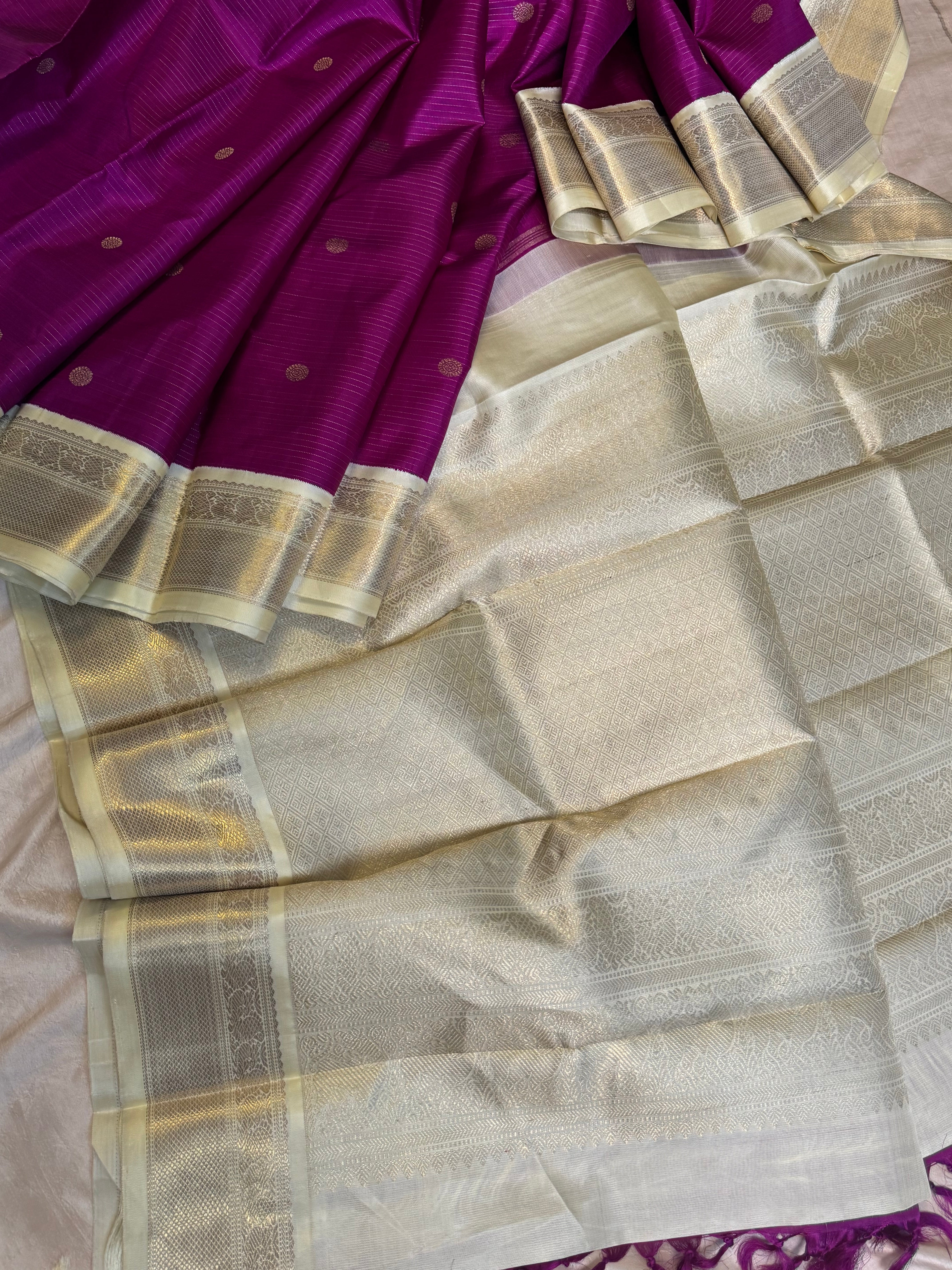 Vadamalli Korvai Vairaoosi  / Kanjipuram silk